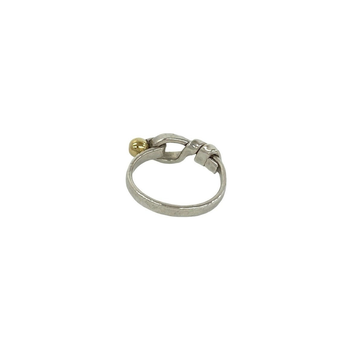 Tiffany Gold Silver Yellow Gold (18K) Silver 925 Band Ring (Pre-Owned)