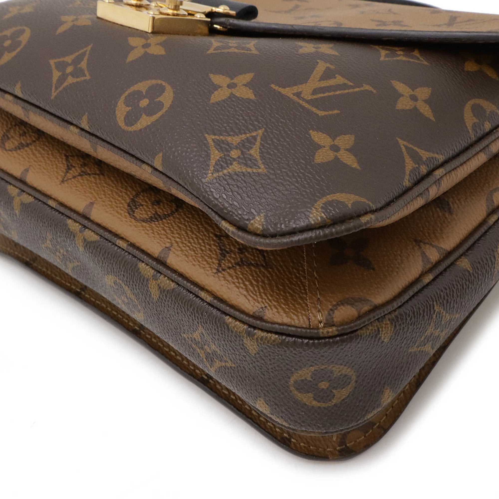 Louis Vuitton Monogram Monogram Reverse Monogram Reverse Handbag Pochette Shoulder Bag (Pre-Owned)