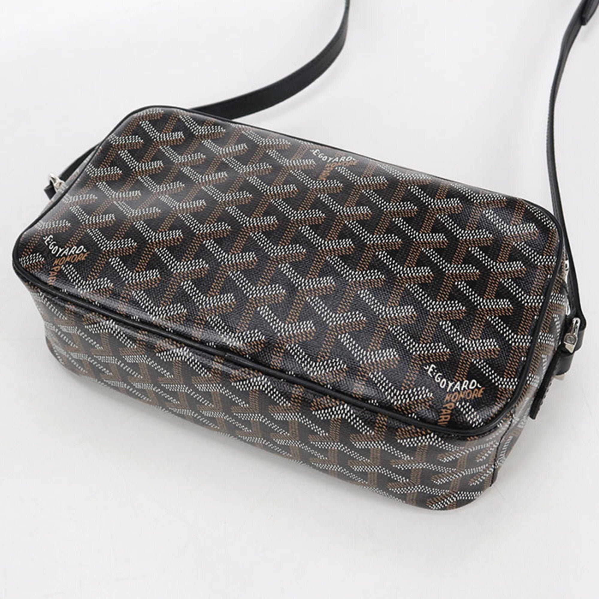 Goyard Black Canvas Shoulder Bag (Pre-Owned)