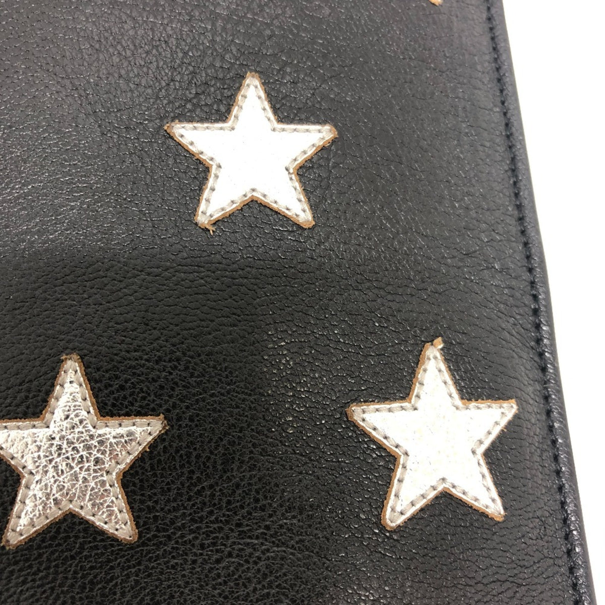 Saint Laurent Black Leather Clutch Bag (Pre-Owned)