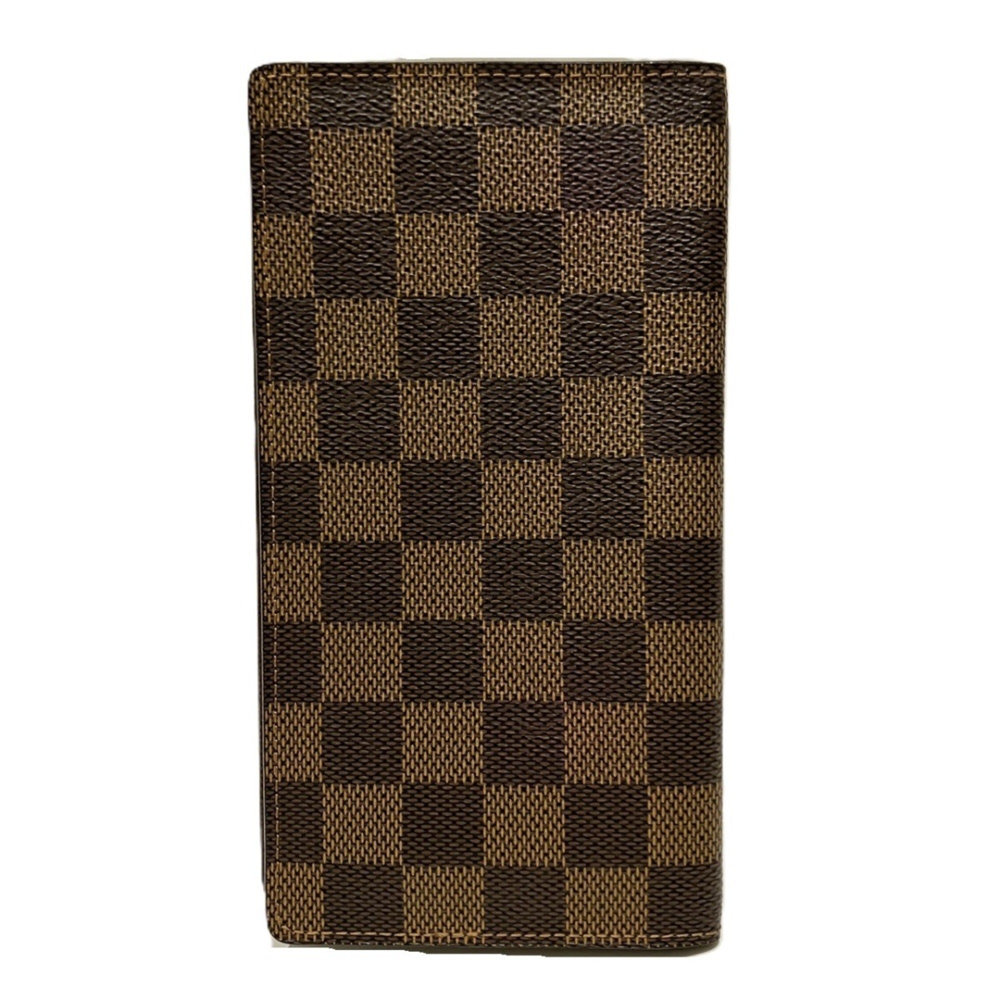 Louis Vuitton Brown Damier Canvas Long Bill Wallet (Bi-Fold) (Pre-Owned)