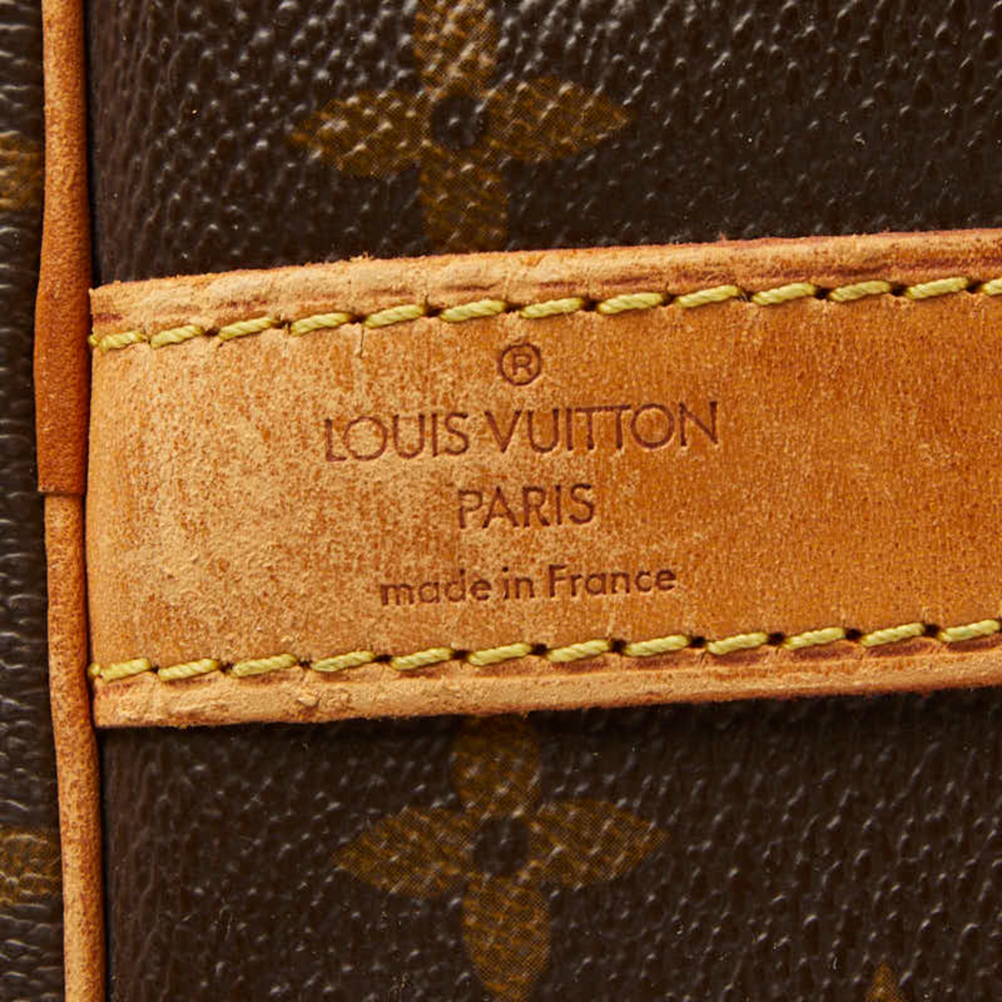 Louis Vuitton Brown Pvc Leather Boston Bag Shoulder Bag (Pre-Owned)