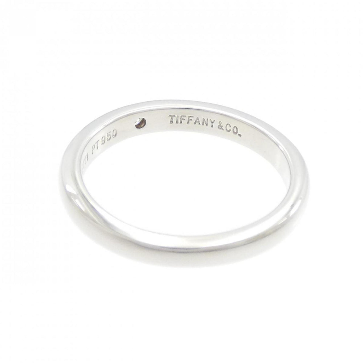 Tiffany Platinum 950 Band Ring (Pre-Owned)