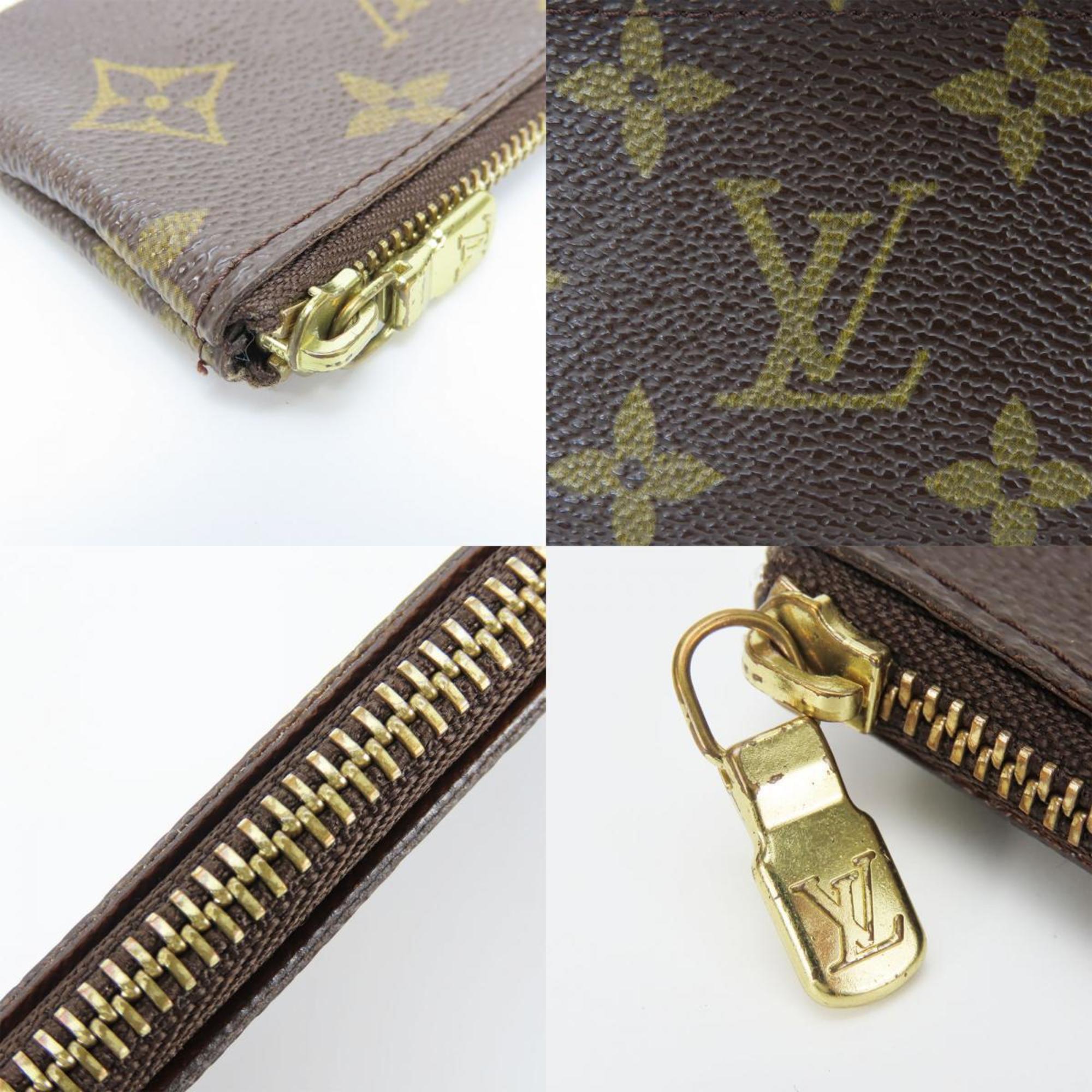 Louis Vuitton Brown Monogram Coin Purse/Coin Case (Pre-Owned)