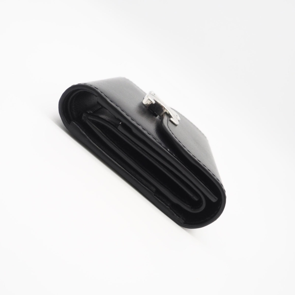 Celine Black Leather Wallet (Tri-Fold) (Pre-Owned)