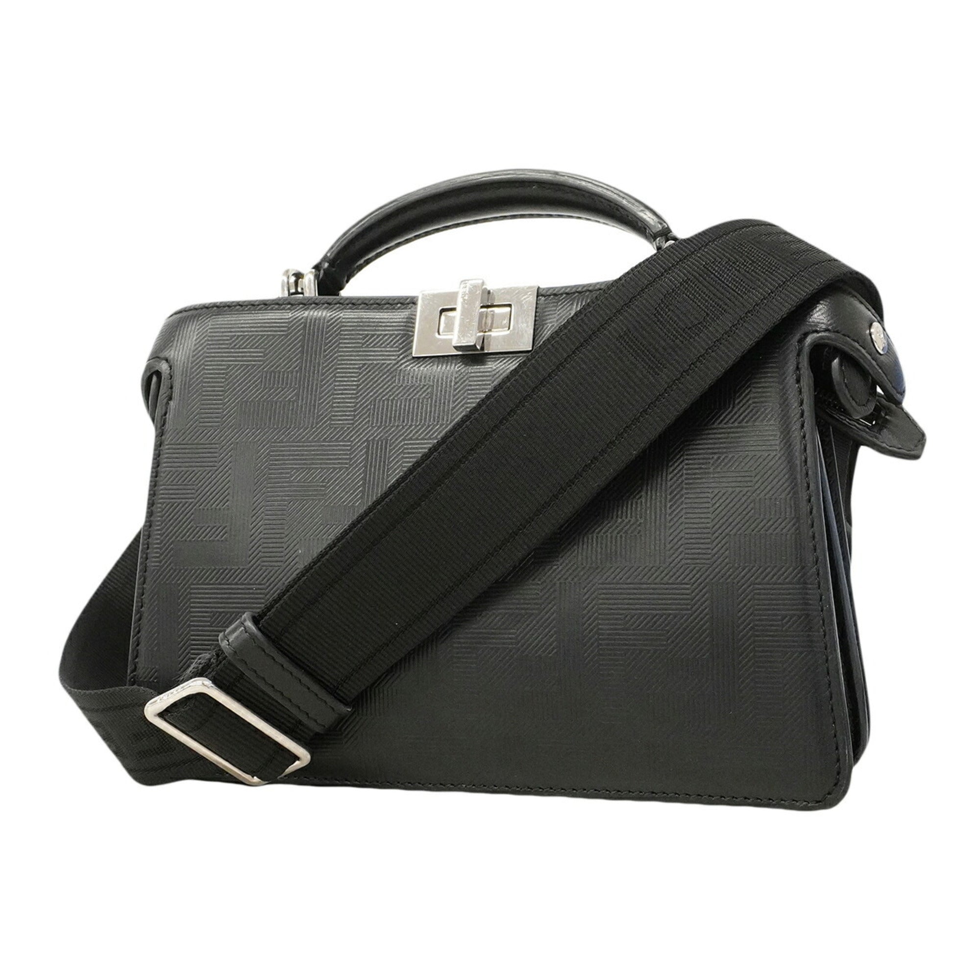 Fendi Black Leather Handbag (Pre-Owned)