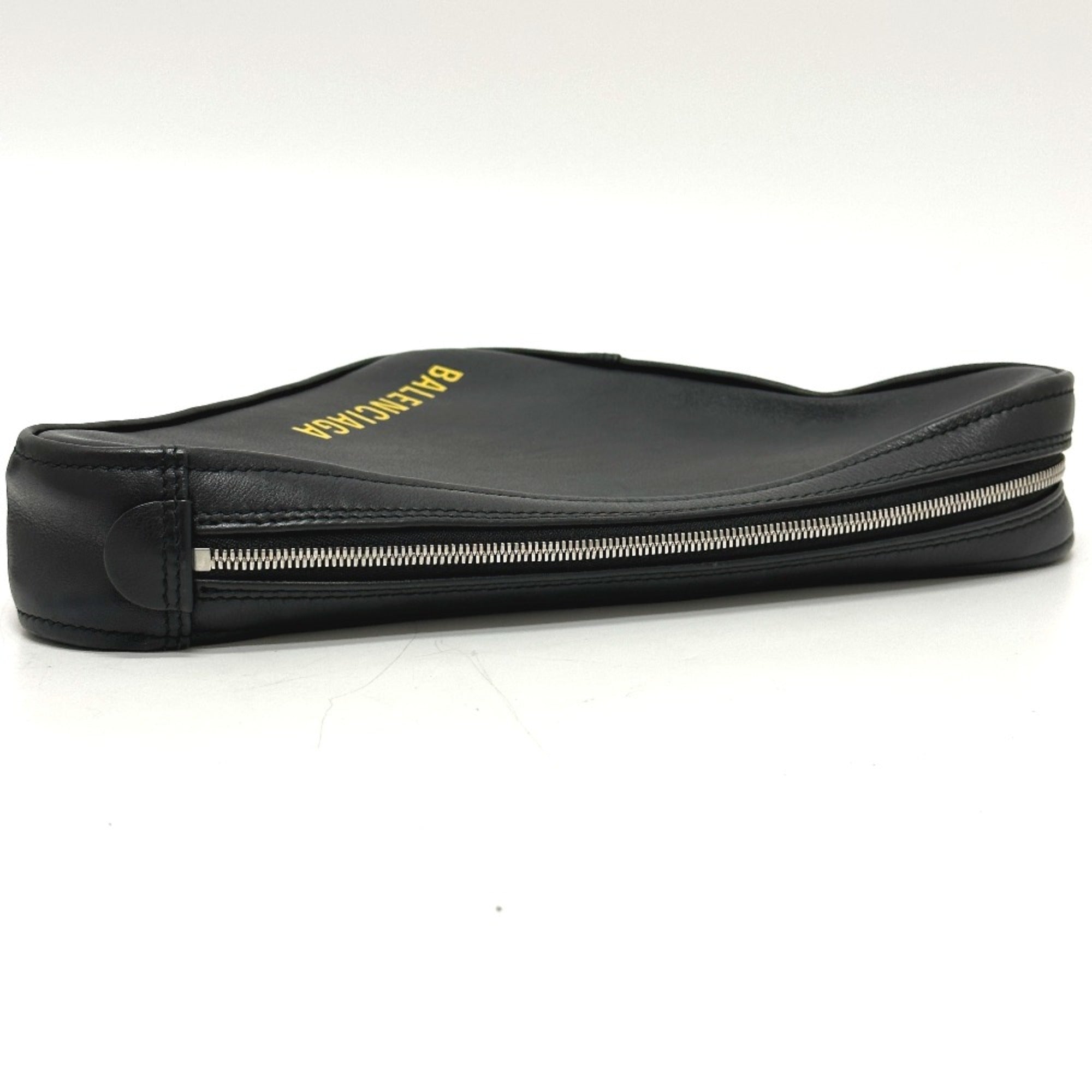 Balenciaga Black Leather Pouch (Pre-Owned)