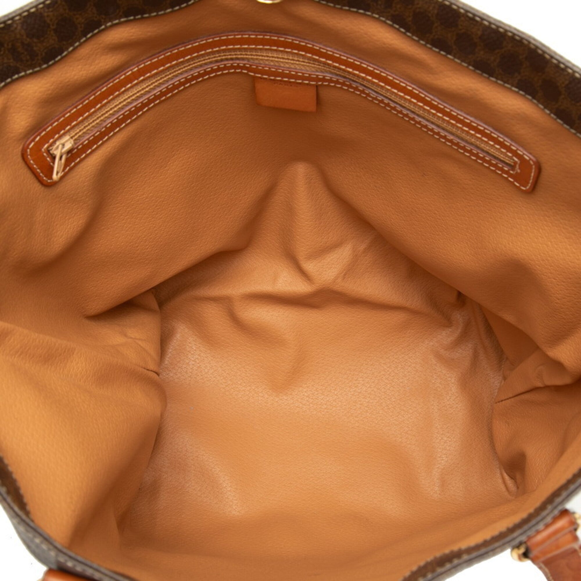 Celine Brown Pvc Leather Shoulder Bag Tote Bag (Pre-Owned)