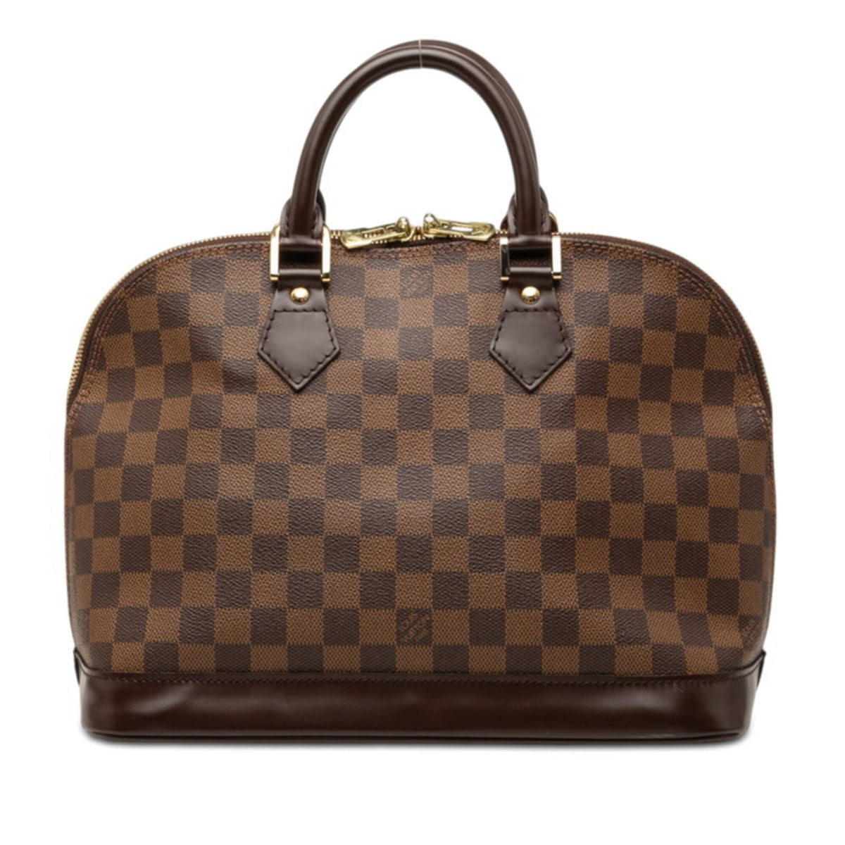 Louis Vuitton Damier Brown Pvc Leather Handbag (Pre-Owned)