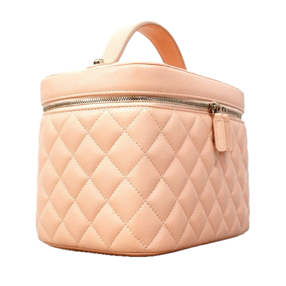Chanel Pink Grained Calfskin Vanity Bag (Pre-Owned)