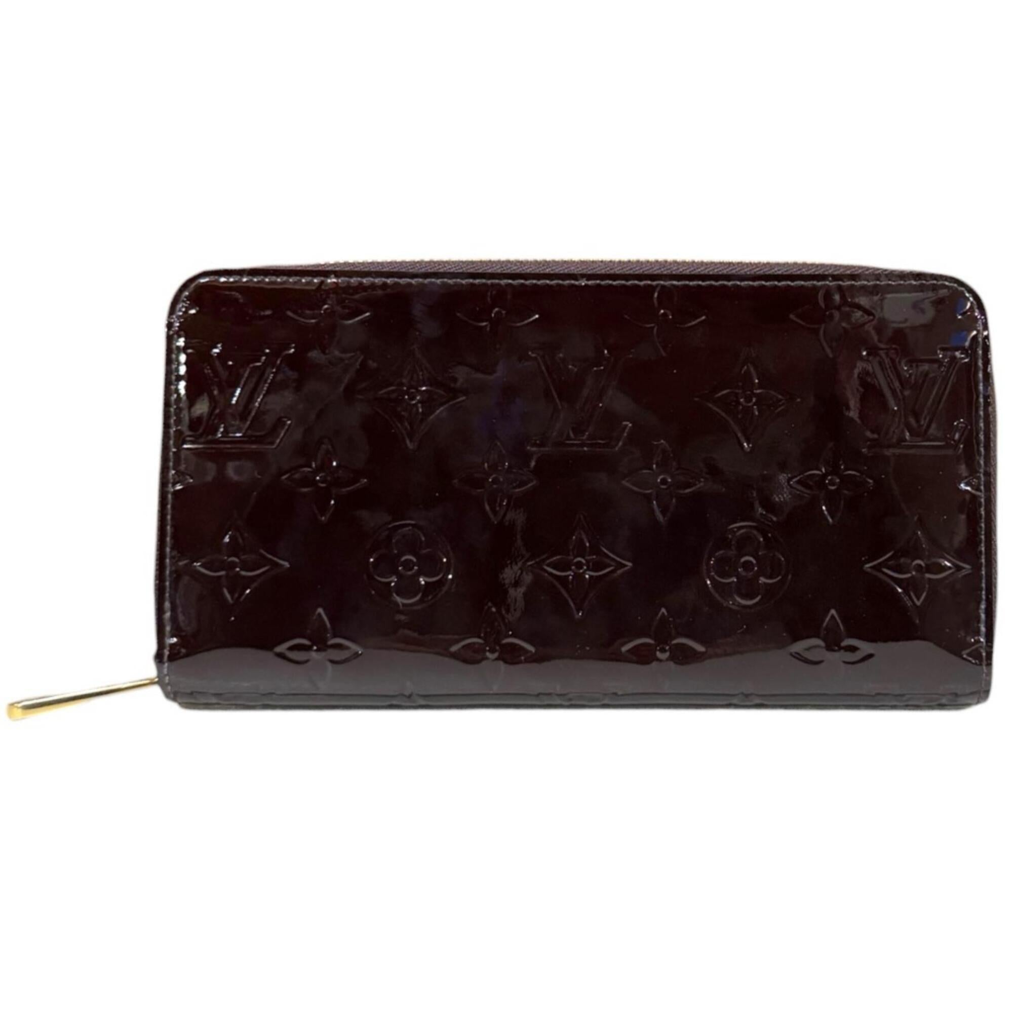 Louis Vuitton Monogram Vernis Amarante Purple Monogram Vernis Long Wallet (Bi-Fold) (Pre-Owned)