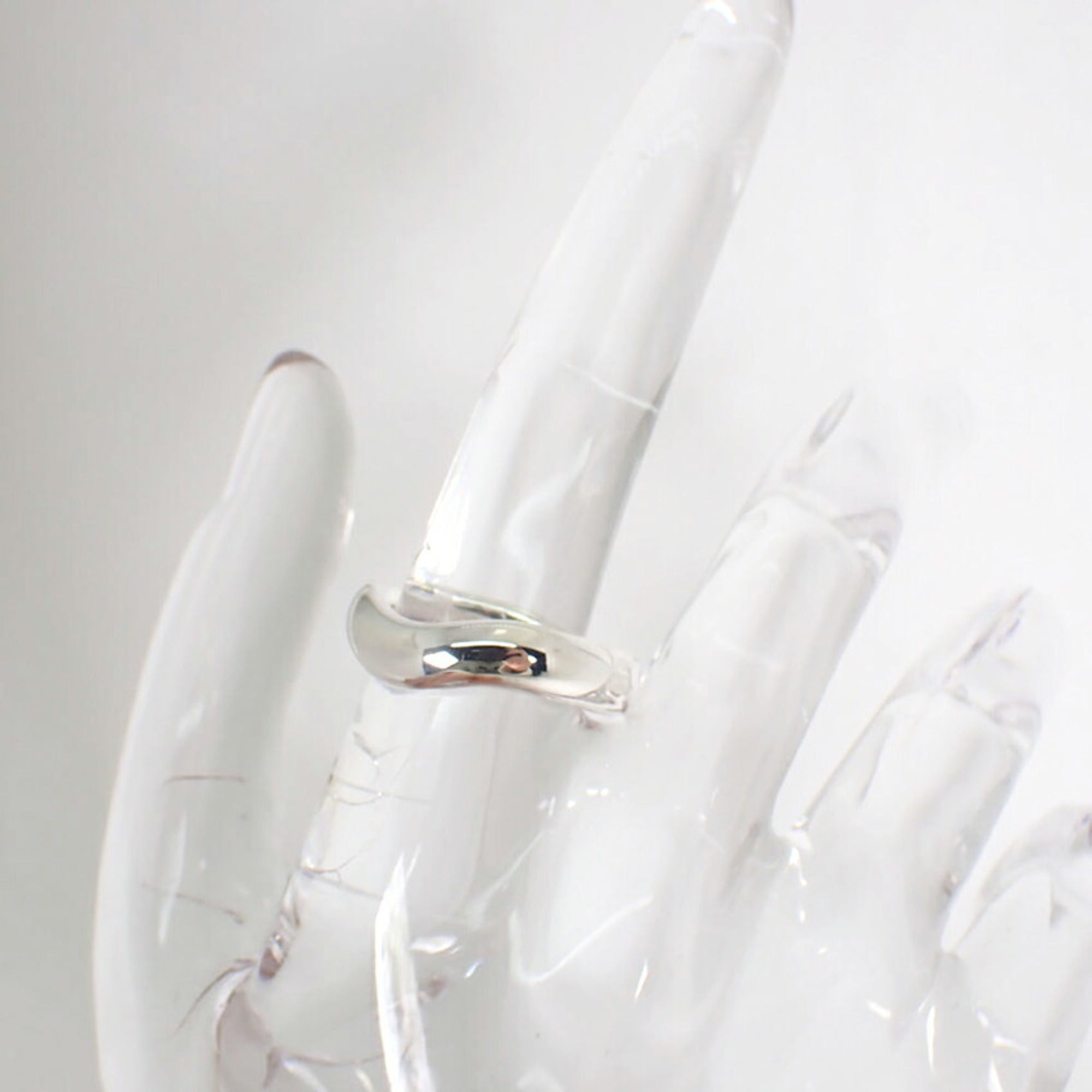 Tiffany Silver Sterling Silver 925 Band Ring (Pre-Owned)