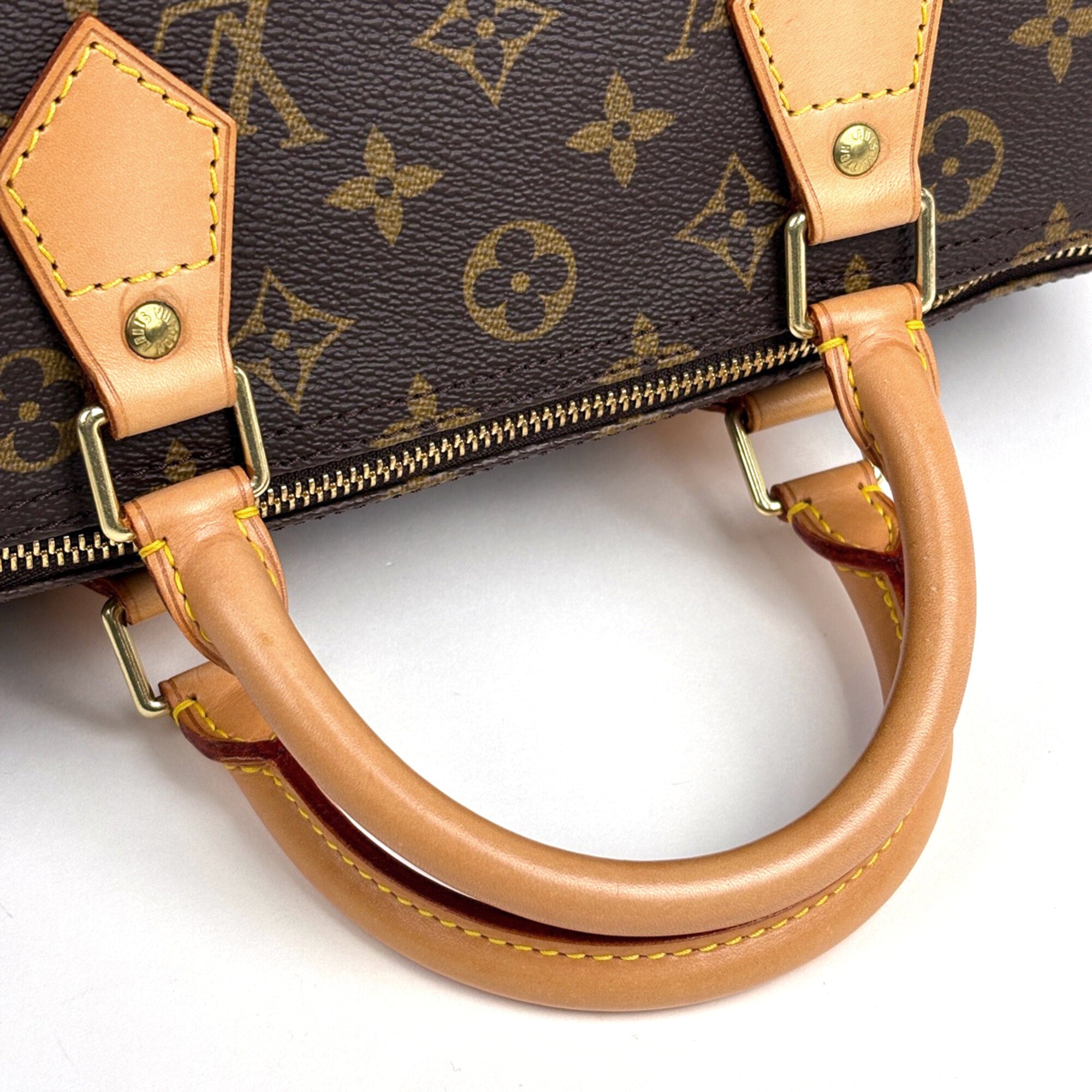 Louis Vuitton Brown Monogram Boston Bag Handbag (Pre-Owned)