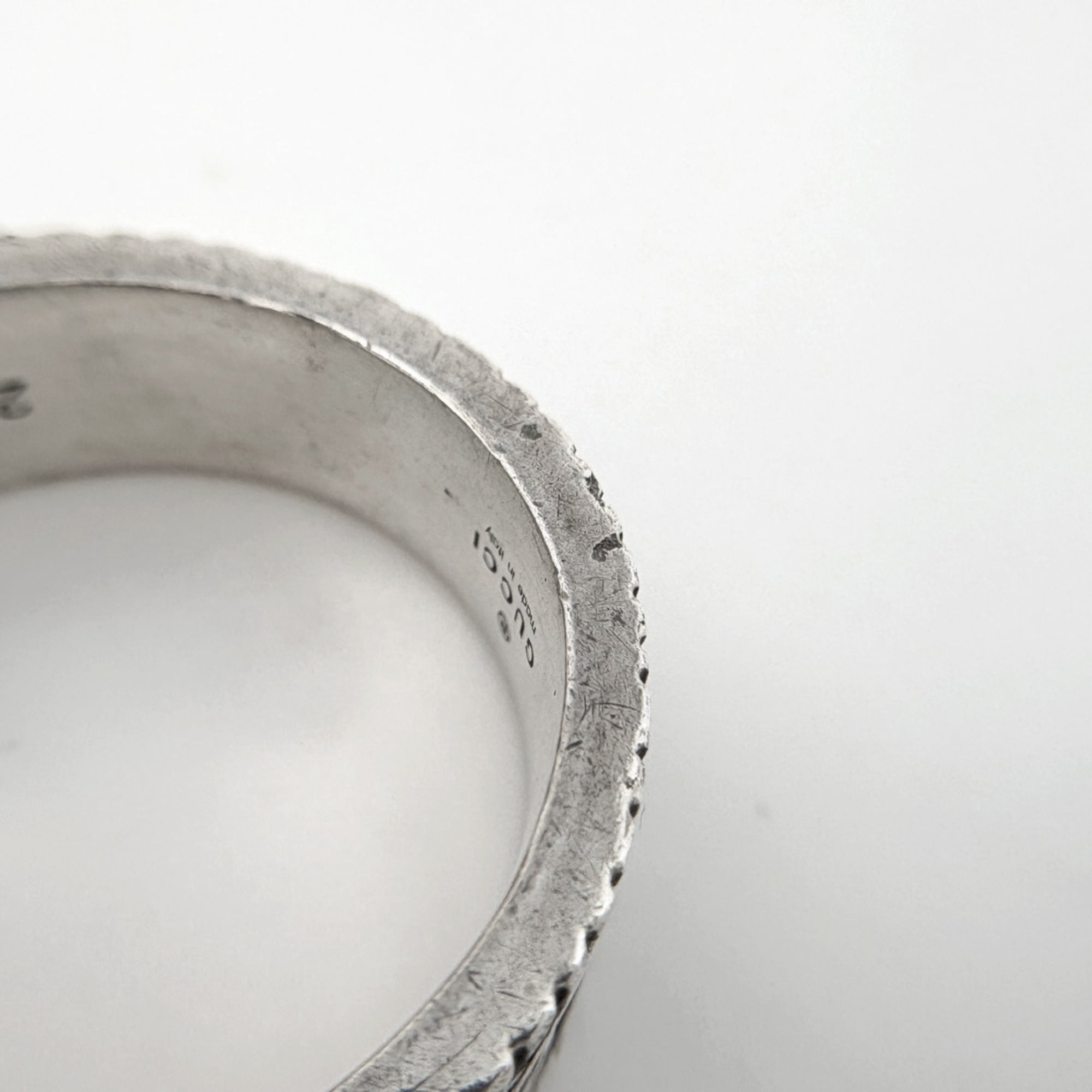 Gucci Silver 925 Band Ring (Pre-Owned)