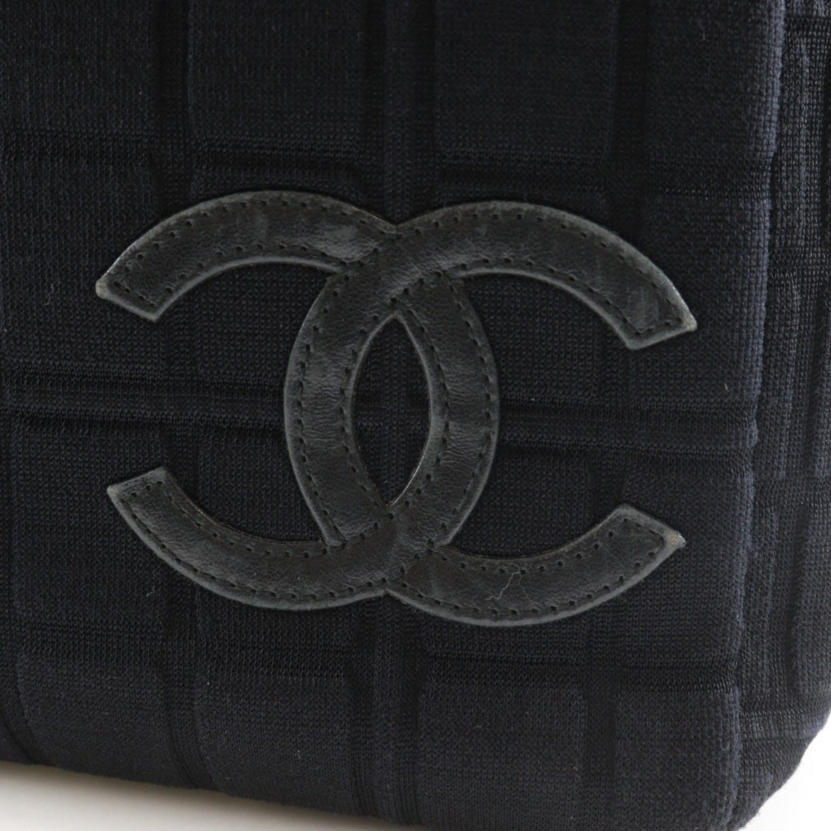 Chanel Black Jersey Tote Bag (Pre-Owned)