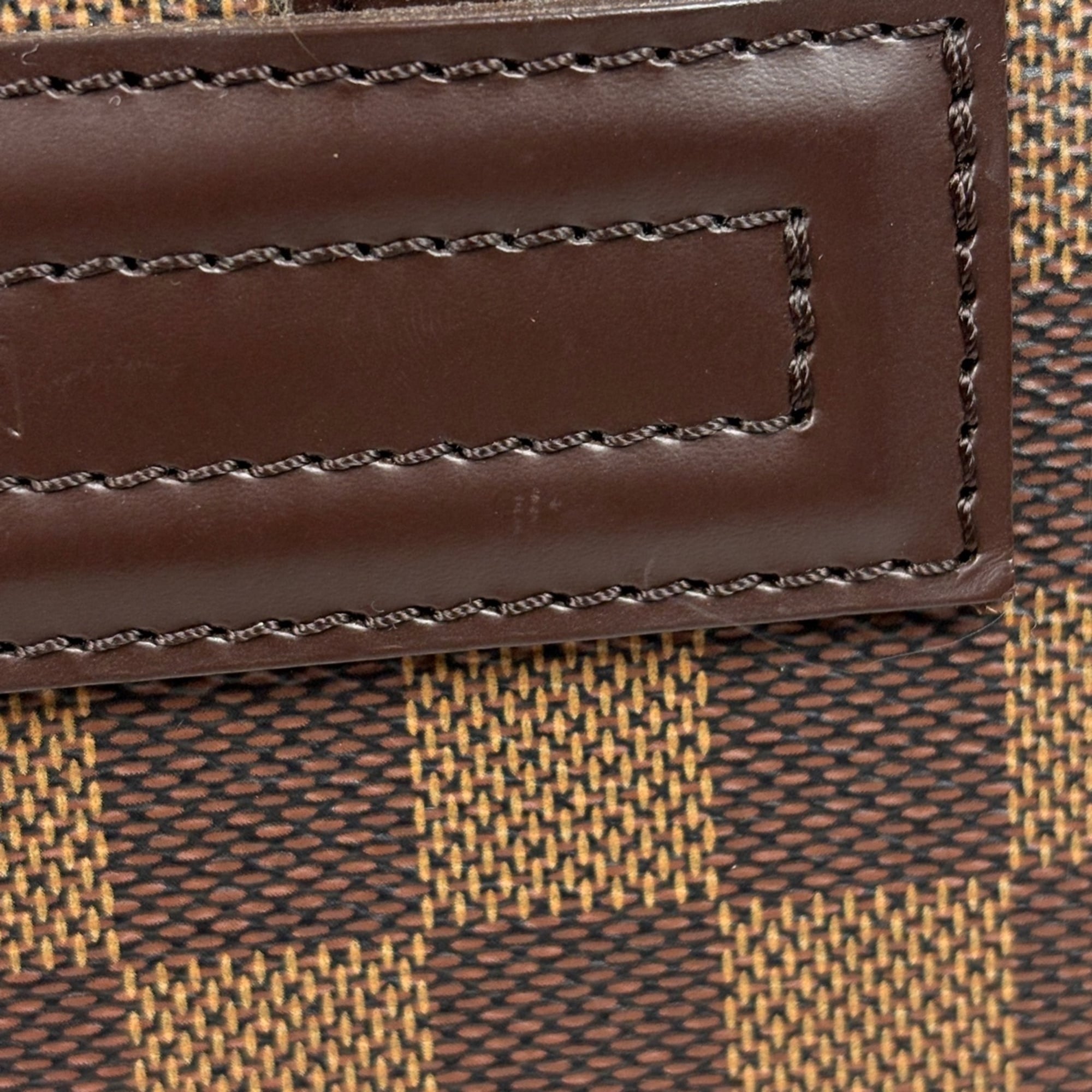 Louis Vuitton Damier Brown Damier Canvas Boston Bag (Pre-Owned)