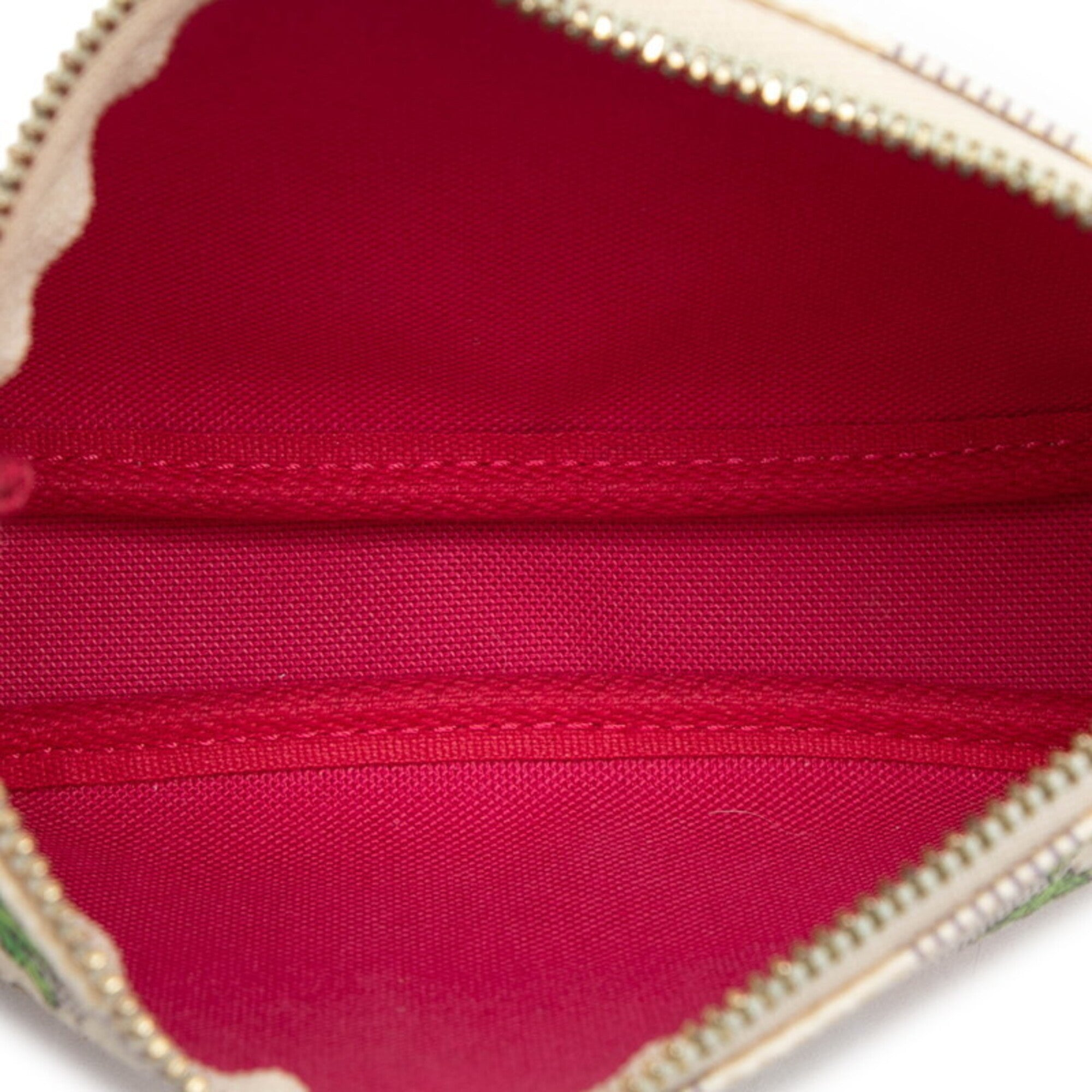 Louis Vuitton Damier Azur Multi-Color White Pvc Leather Handbag Pochette (Pre-Owned)