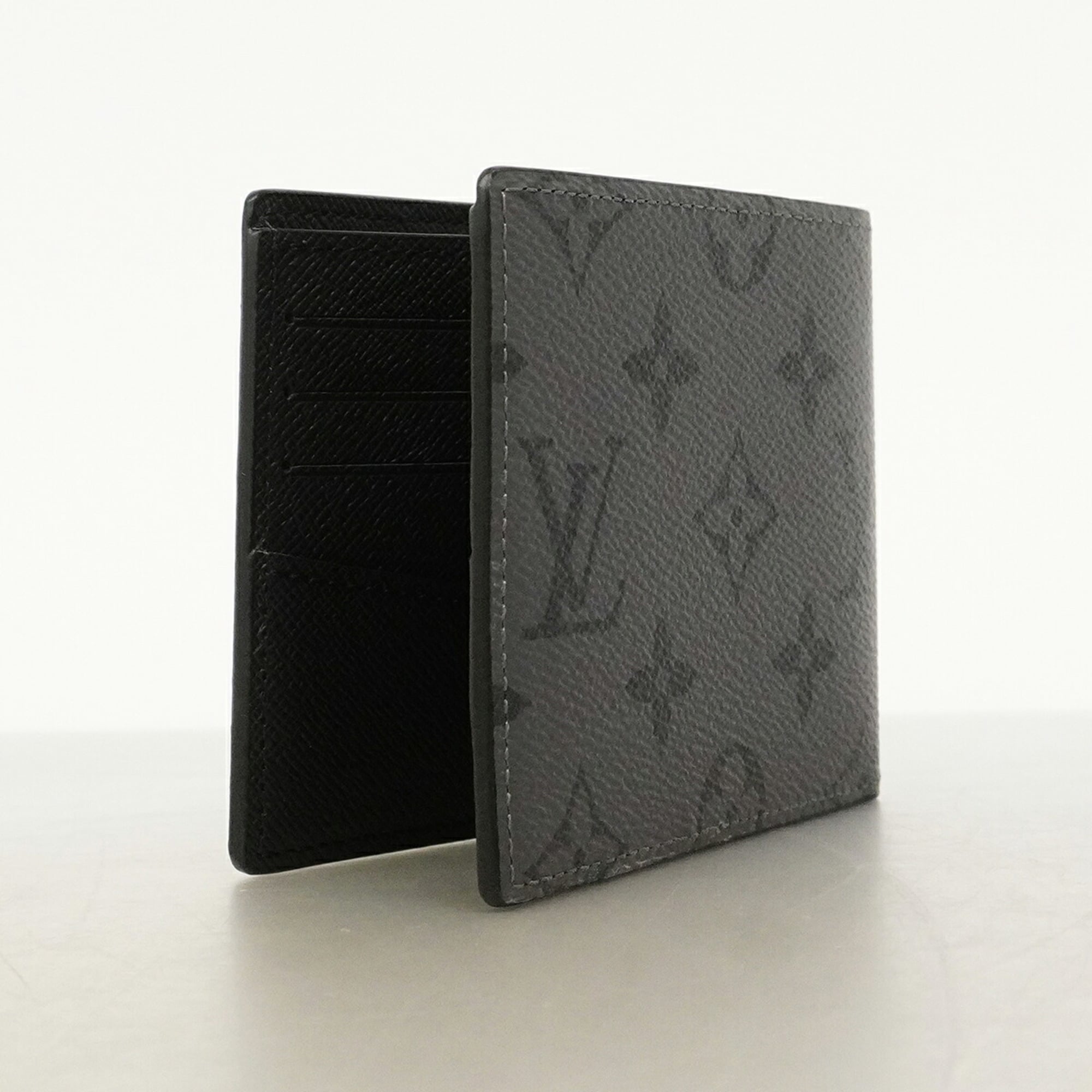 Louis Vuitton Black Gray Wallet (Bi-Fold) (Pre-Owned)