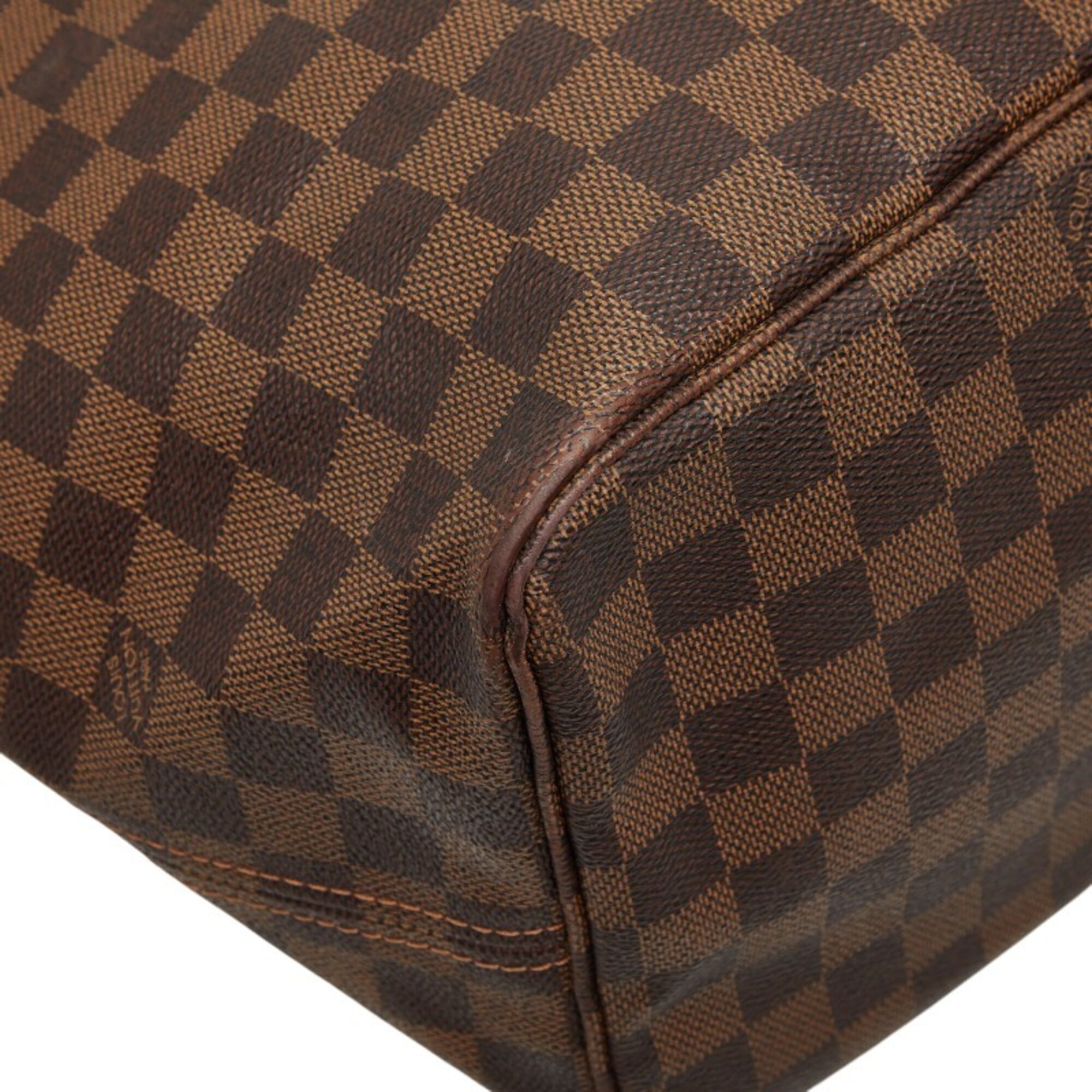 Louis Vuitton Brown Pvc Leather Tote Bag (Pre-Owned)