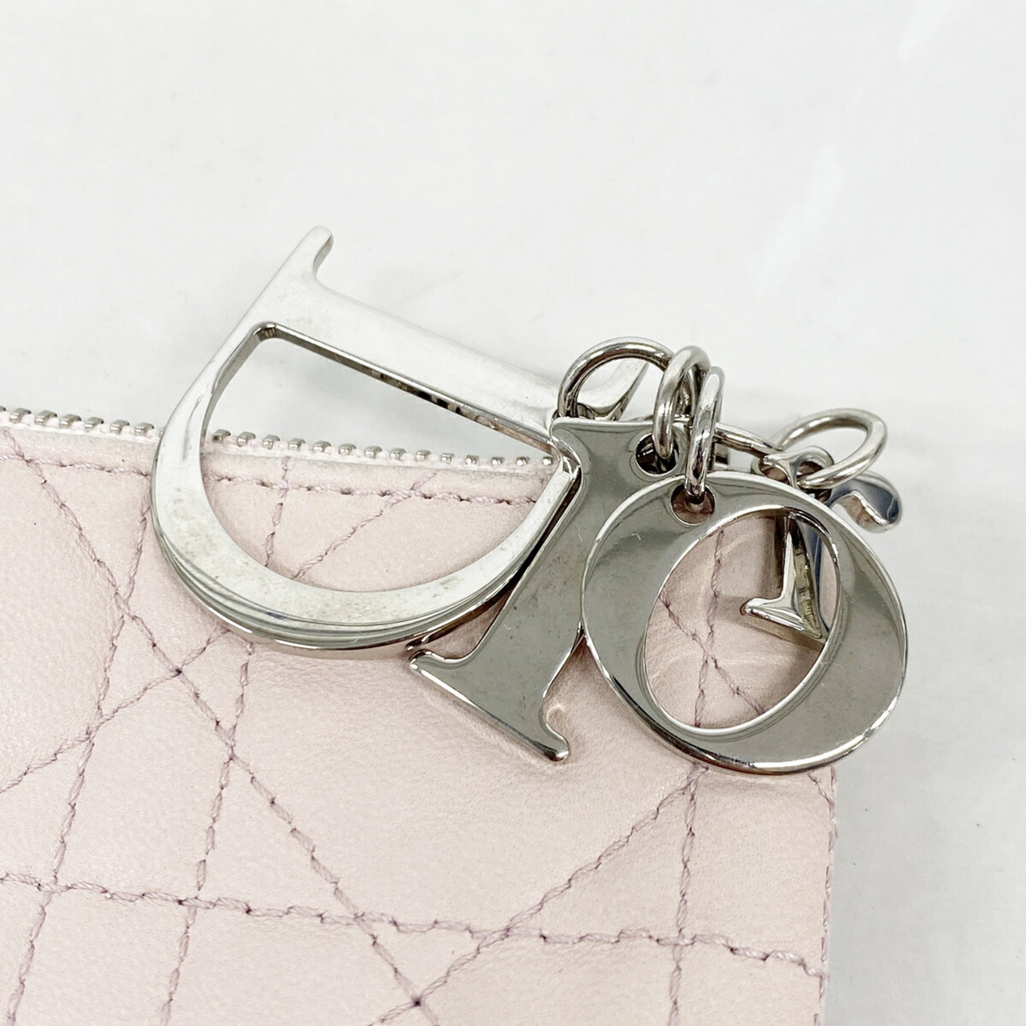 Christian Dior Pink Leather Pouch (Pre-Owned)