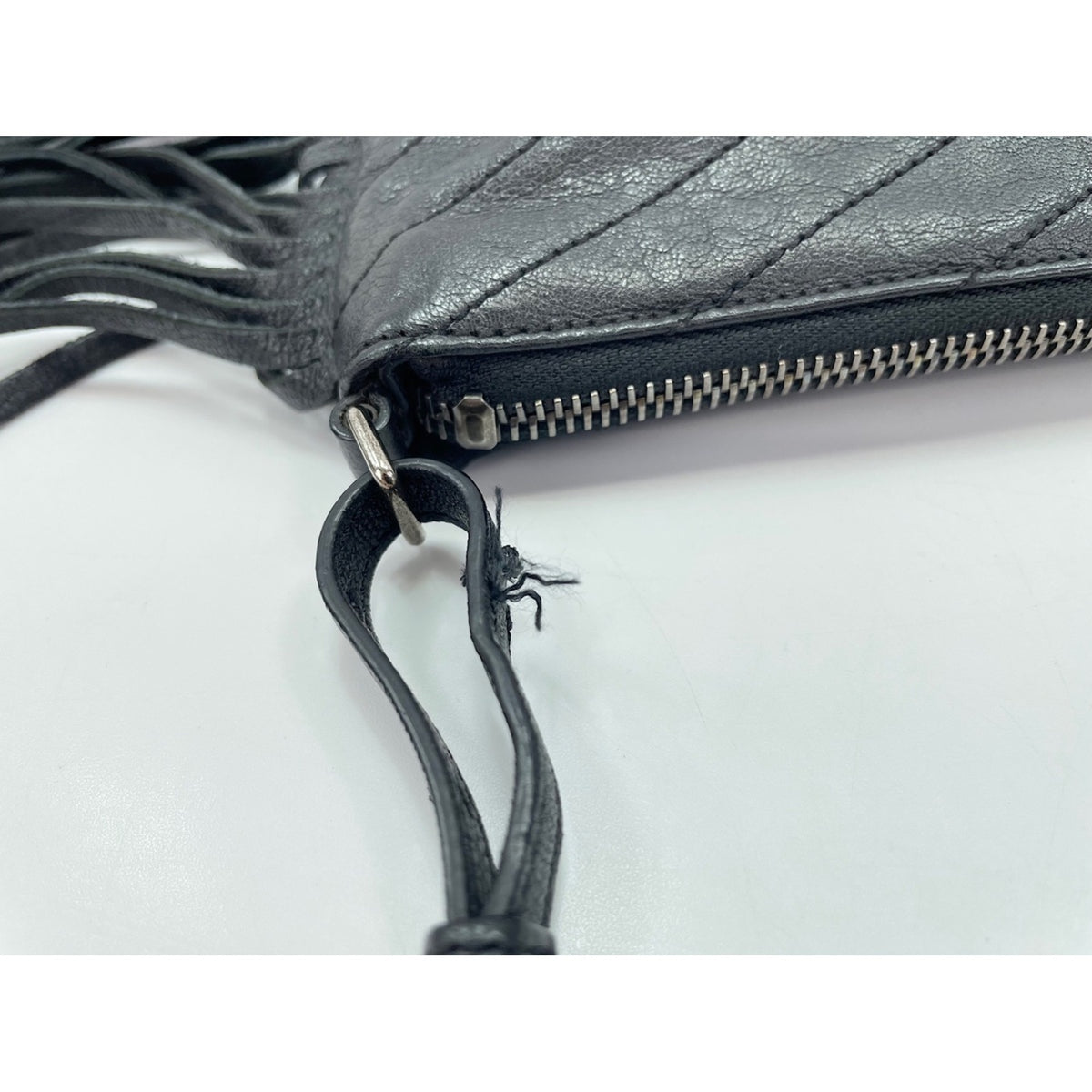 Yves Saint Laurent Black Clear Shoulder Bag (Pre-Owned)