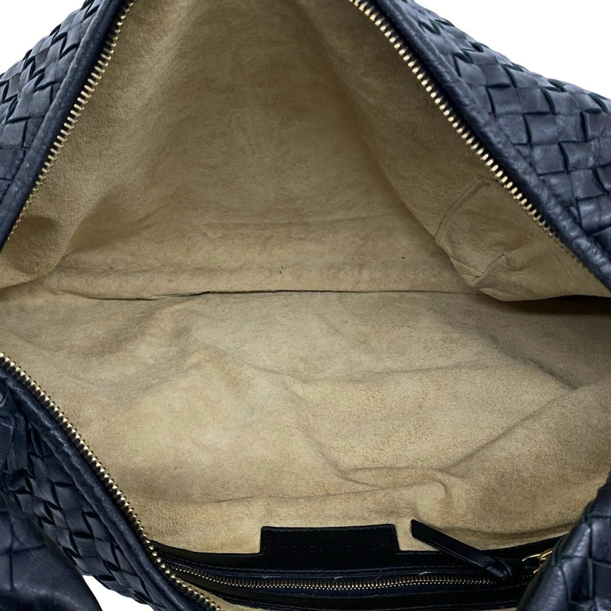 Bottega Veneta Black Leather Handbag Tote Bag (Pre-Owned)
