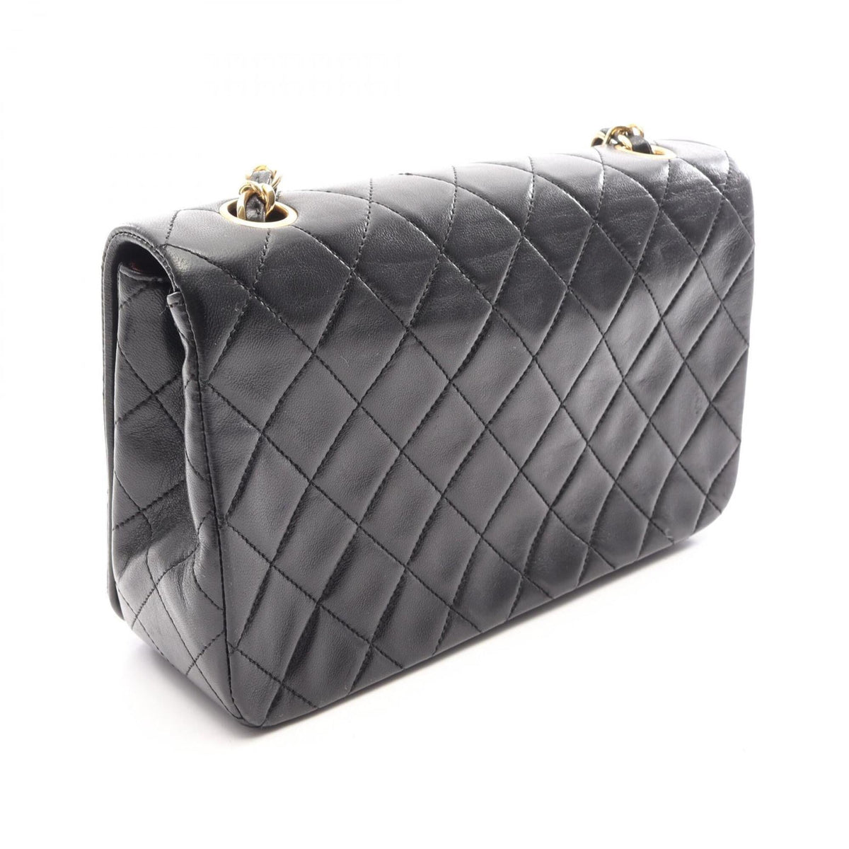 Chanel Black Leather Shoulder Bag (Pre-Owned)