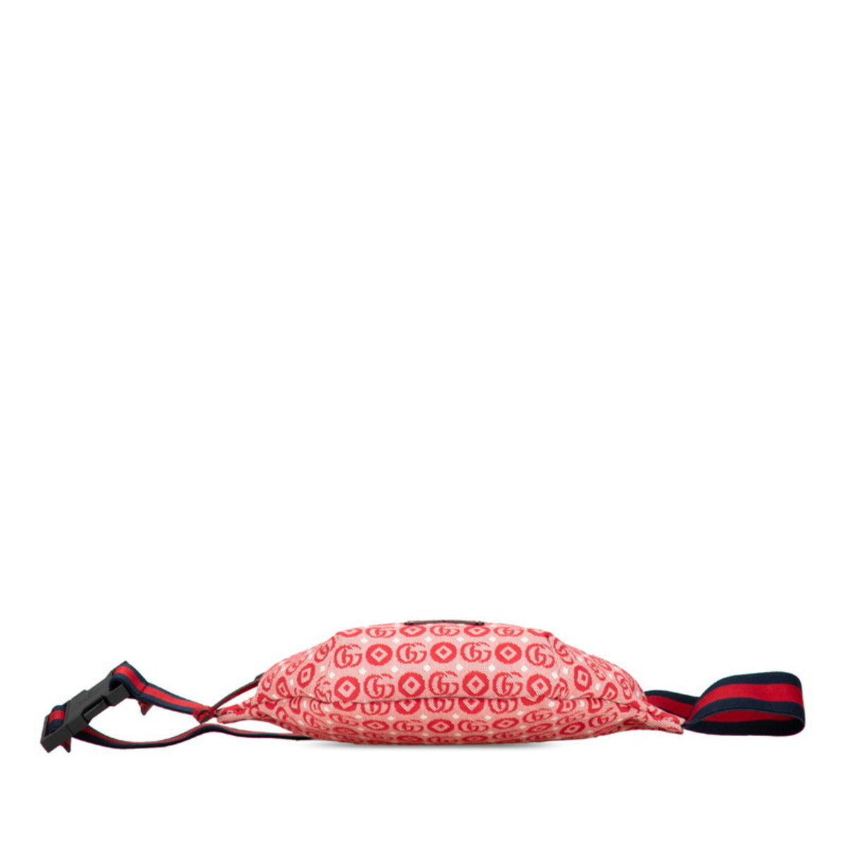 Gucci Red Color Canvas Fanny Pack (Pre-Owned)