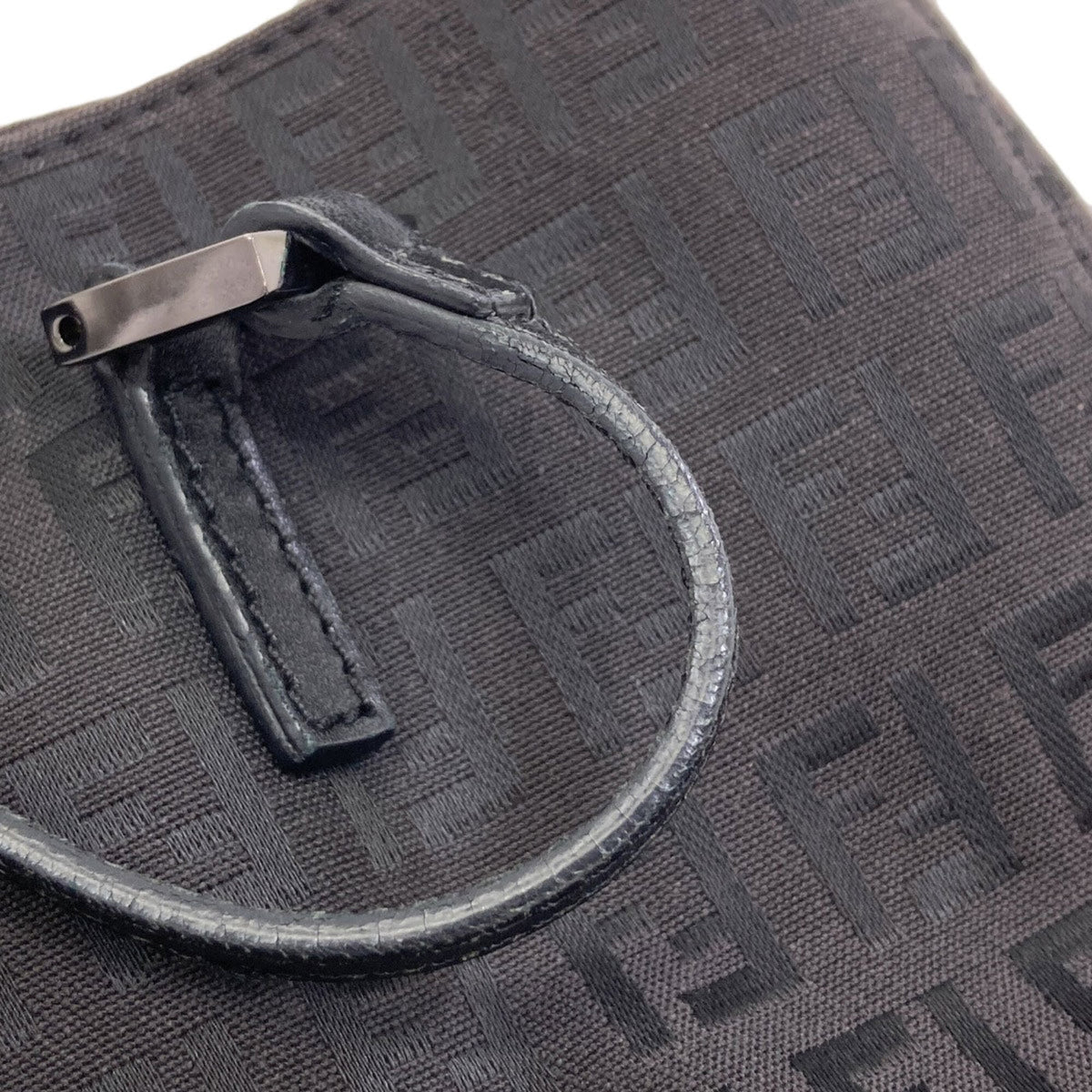 Fendi Black Canvas Handbag (Pre-Owned)