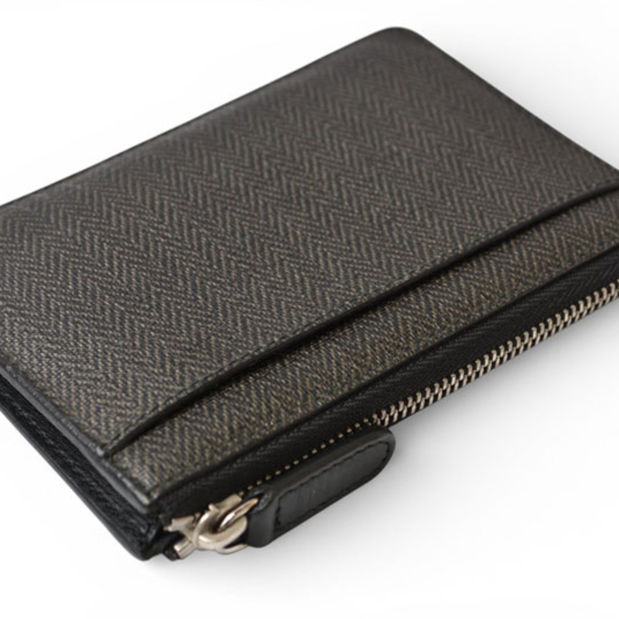 Bvlgari Gray Pvc Coin Purse/Coin Case (Pre-Owned)