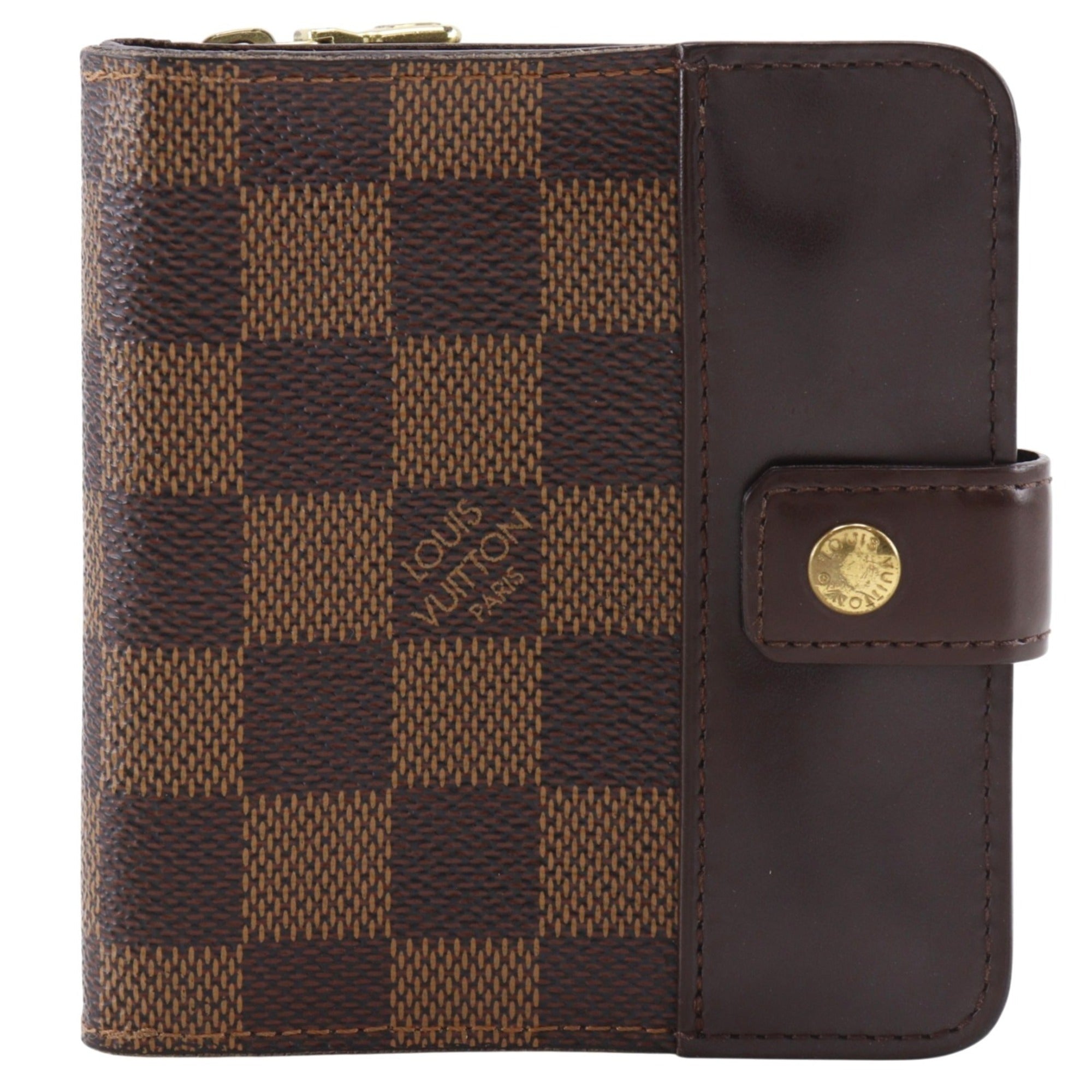 Louis Vuitton Brown Damier Canvas Wallet (Bi-Fold) (Pre-Owned)