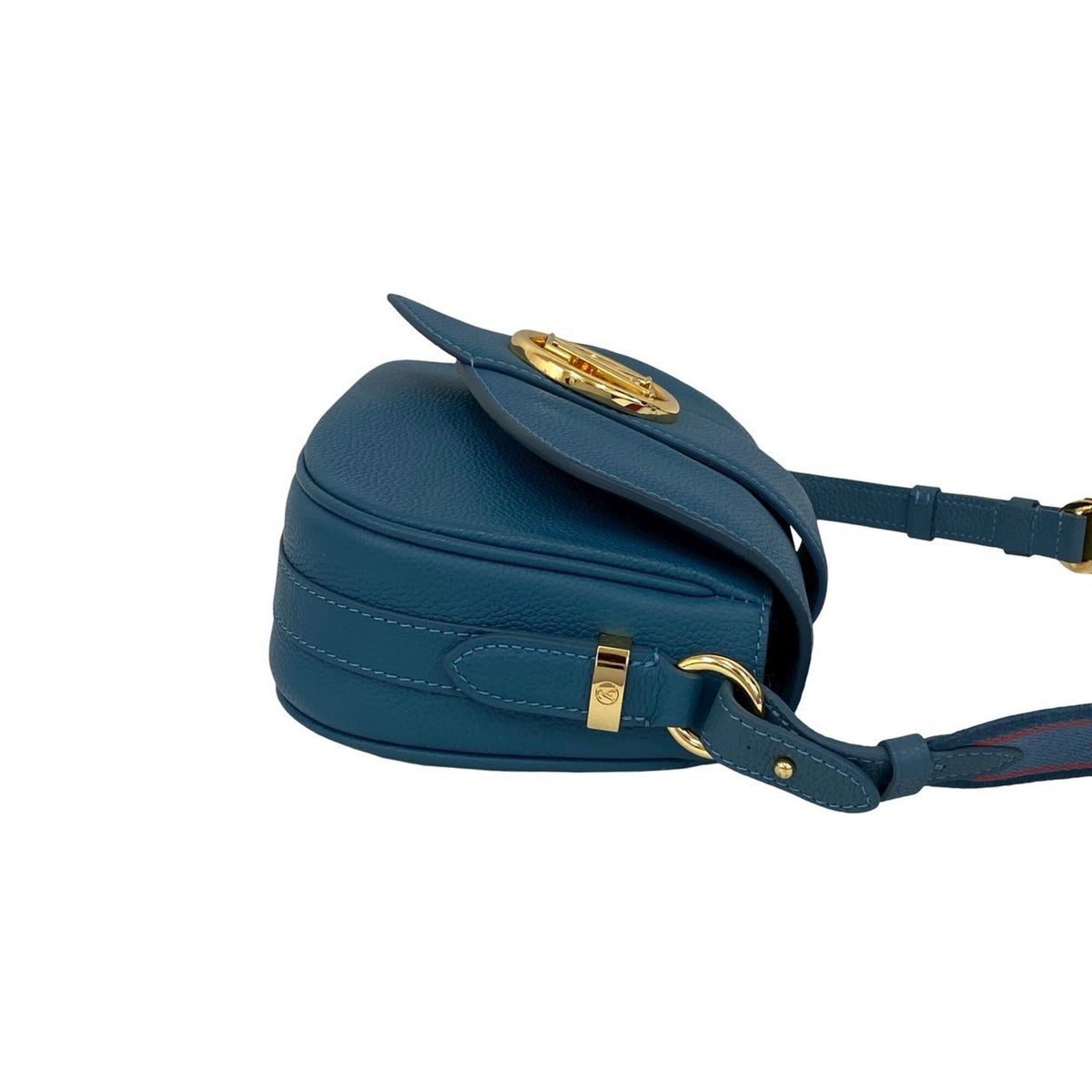 Louis Vuitton Blue Leather Pochette Shoulder Bag (Pre-Owned)