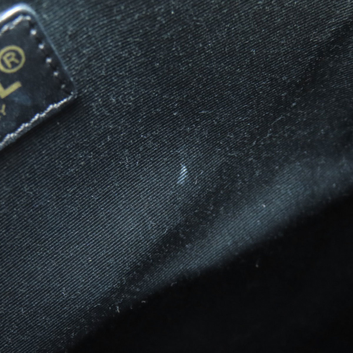 Chanel Black Canvas Tote Bag (Pre-Owned)