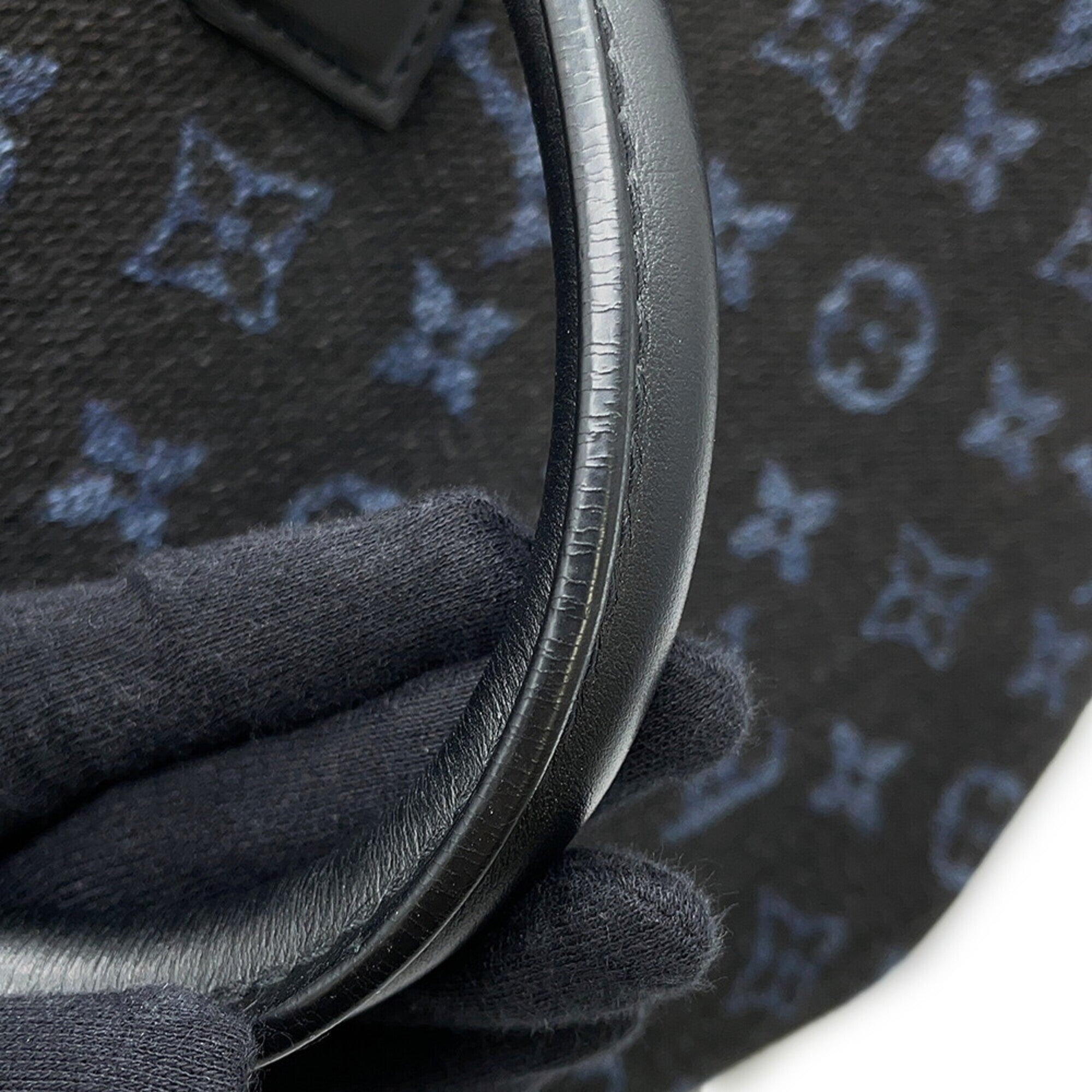 Louis Vuitton Black Noir Monogram Jacquard Handbag Tote Bag (Pre-Owned)