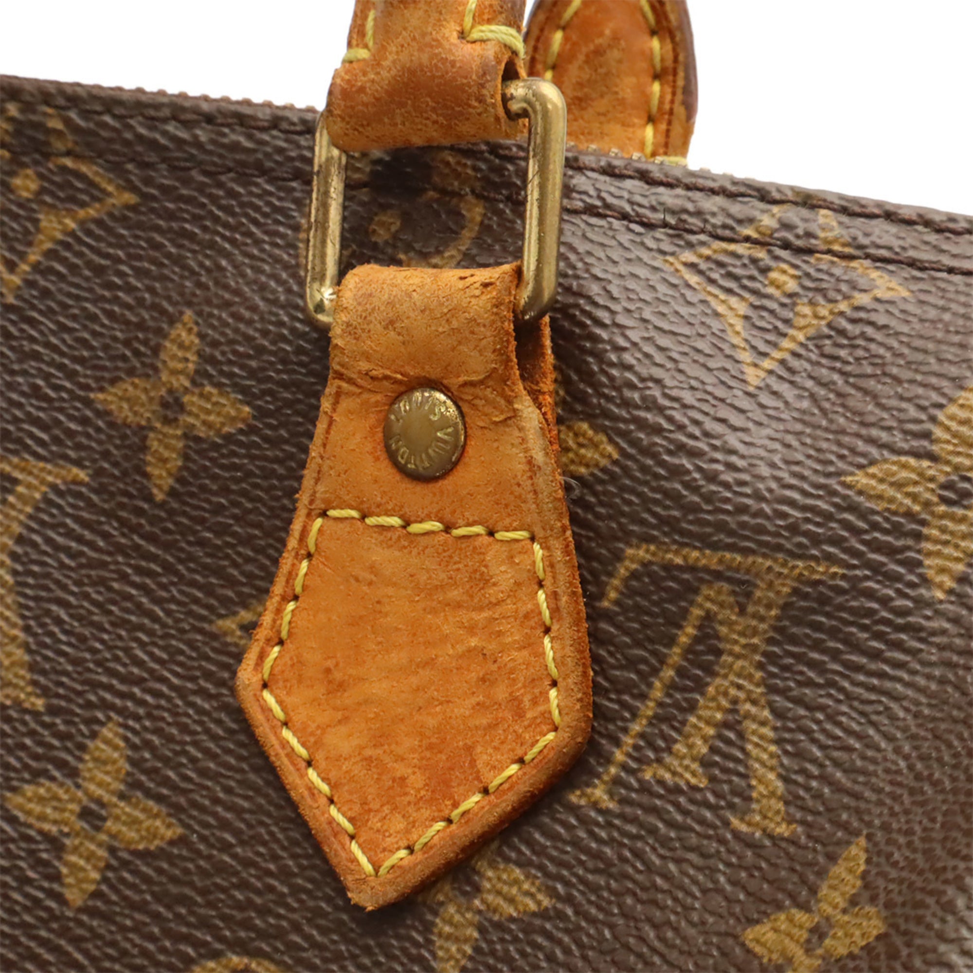 Louis Vuitton Brown Monogram Canvas Pvc Coated Canvas Handbag (Pre-Owned)