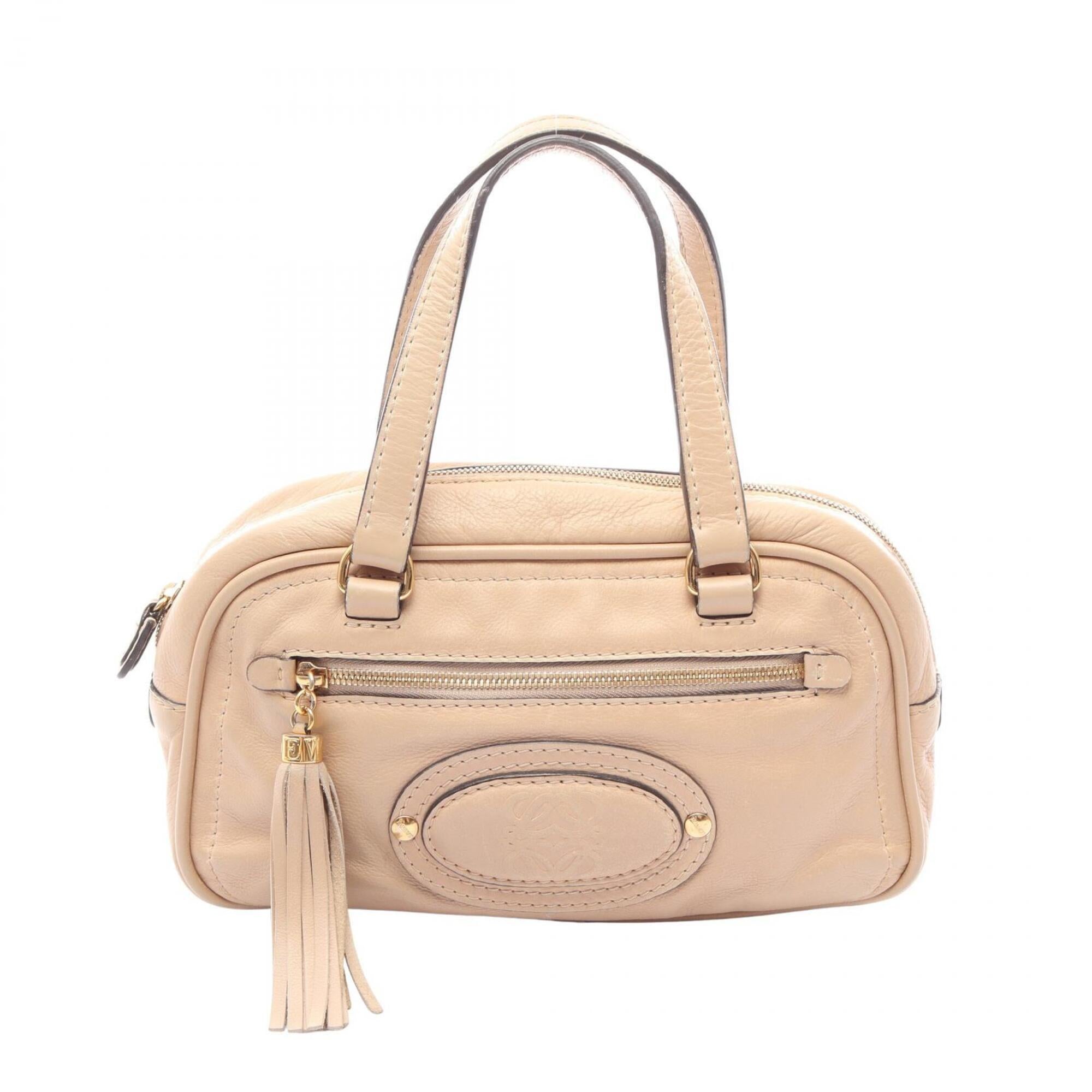 Loewe Beige Leather Handbag (Pre-Owned)