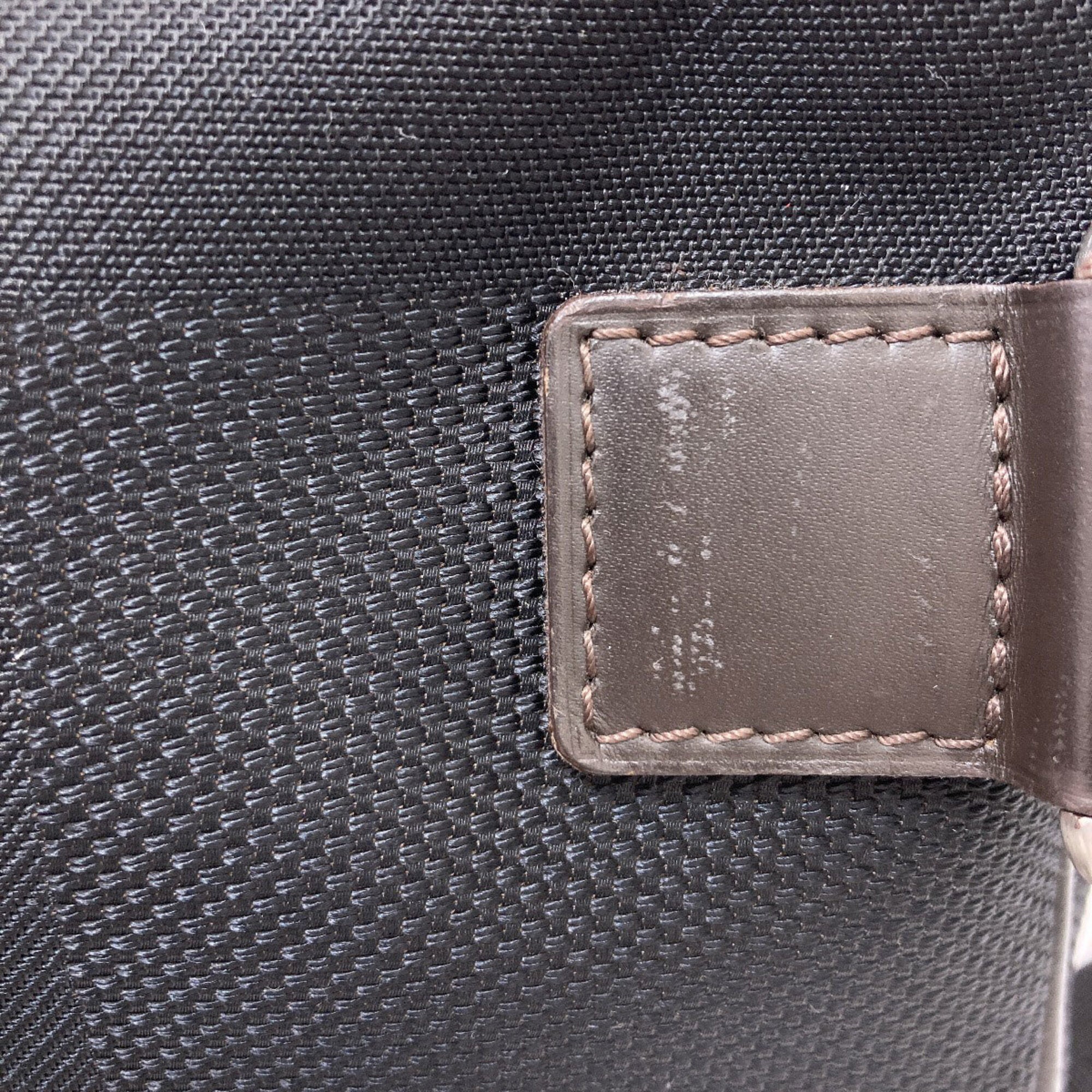Louis Vuitton Black Canvas Sling Bag (Pre-Owned)