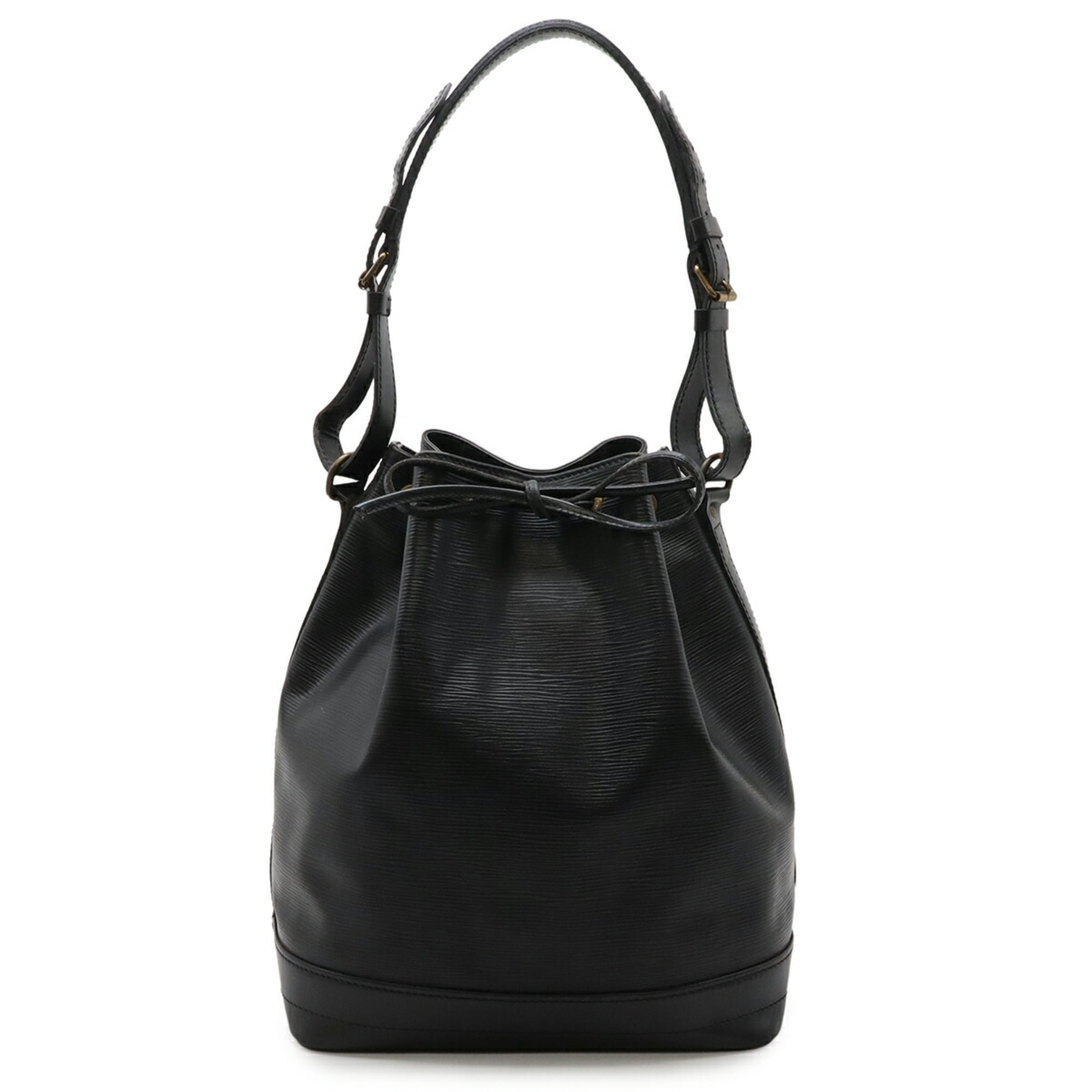 Louis Vuitton Black Noir Epi Leather Shoulder Bag (Pre-Owned)