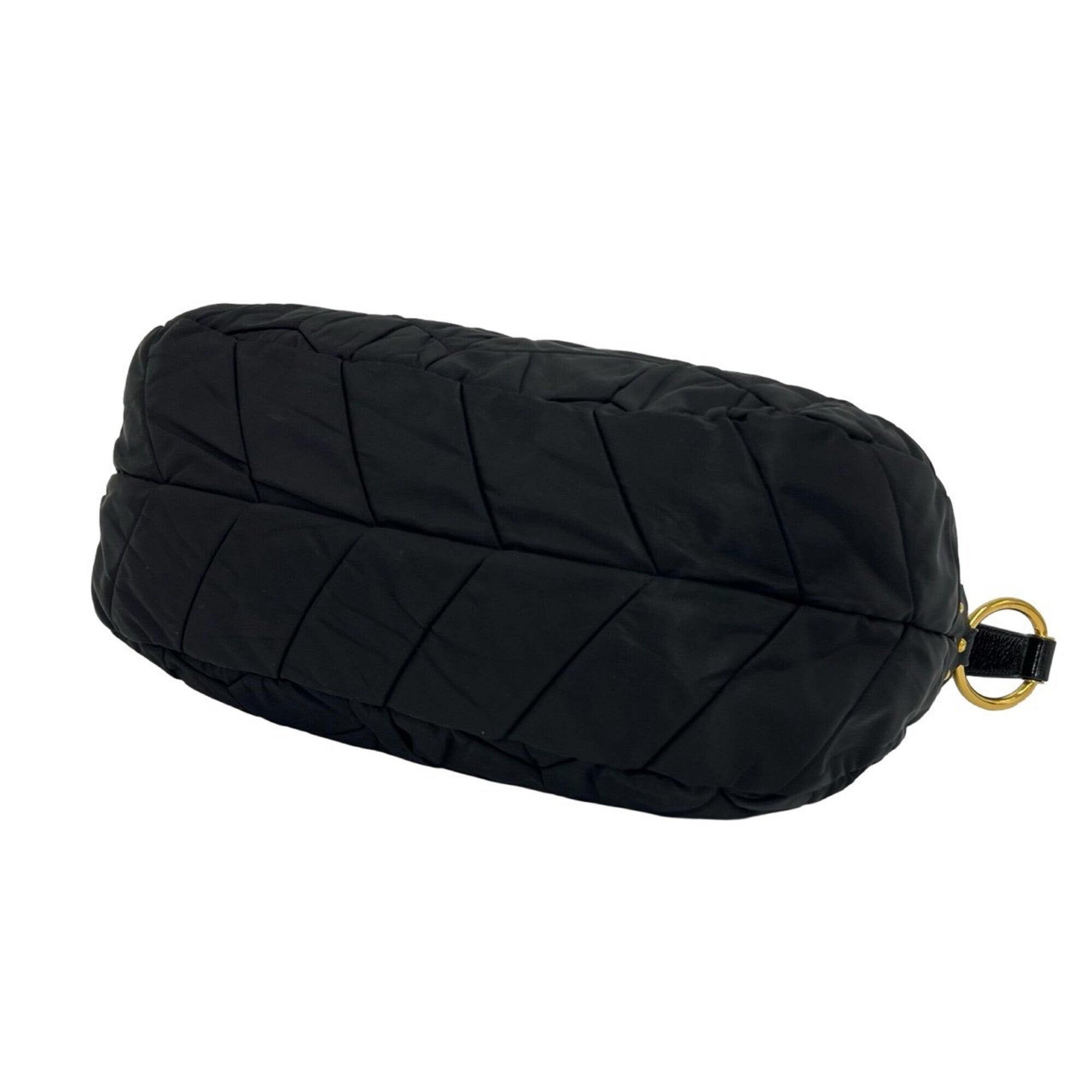 Prada Black Nylon Handbag Shoulder Bag (Pre-Owned)