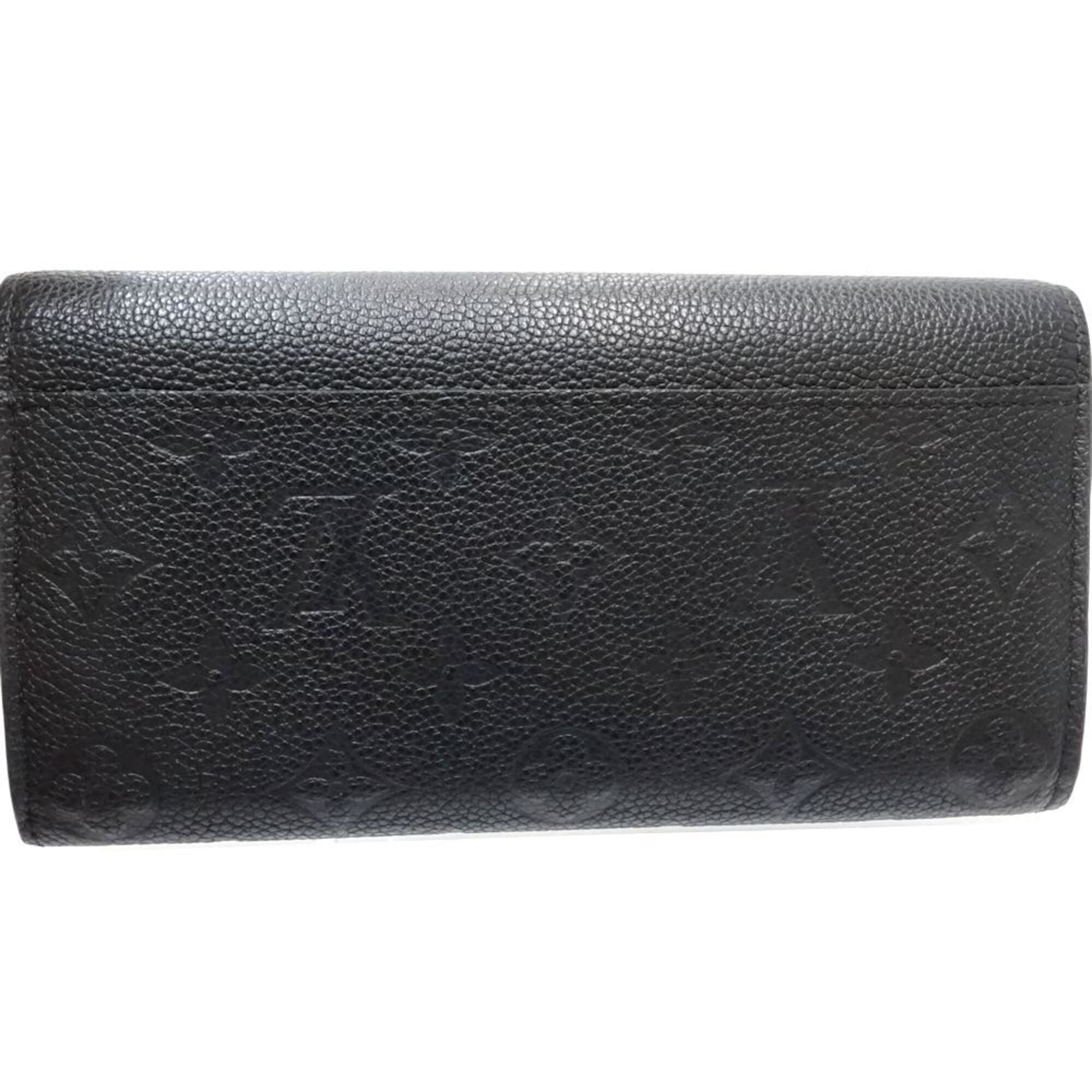 Louis Vuitton Noir Monogram Empreinte Long Wallet (Bi-Fold) (Pre-Owned)
