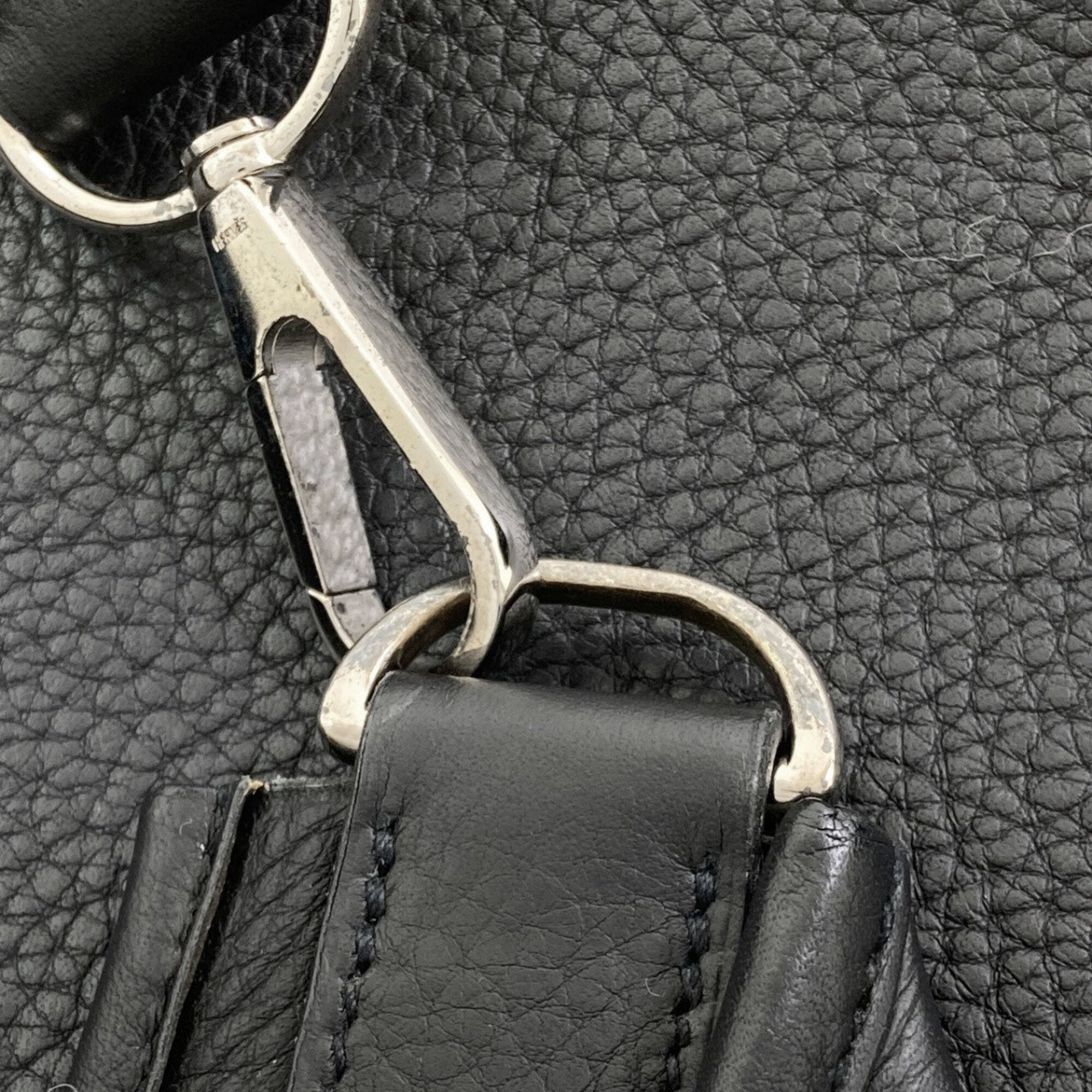 Hermes Black Togo Leather Shoulder Bag (Pre-Owned)