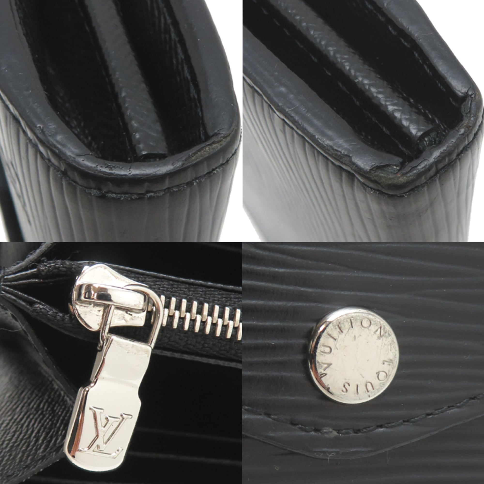 Louis Vuitton Black Epi Leather Long Wallet (Bi-Fold) (Pre-Owned)