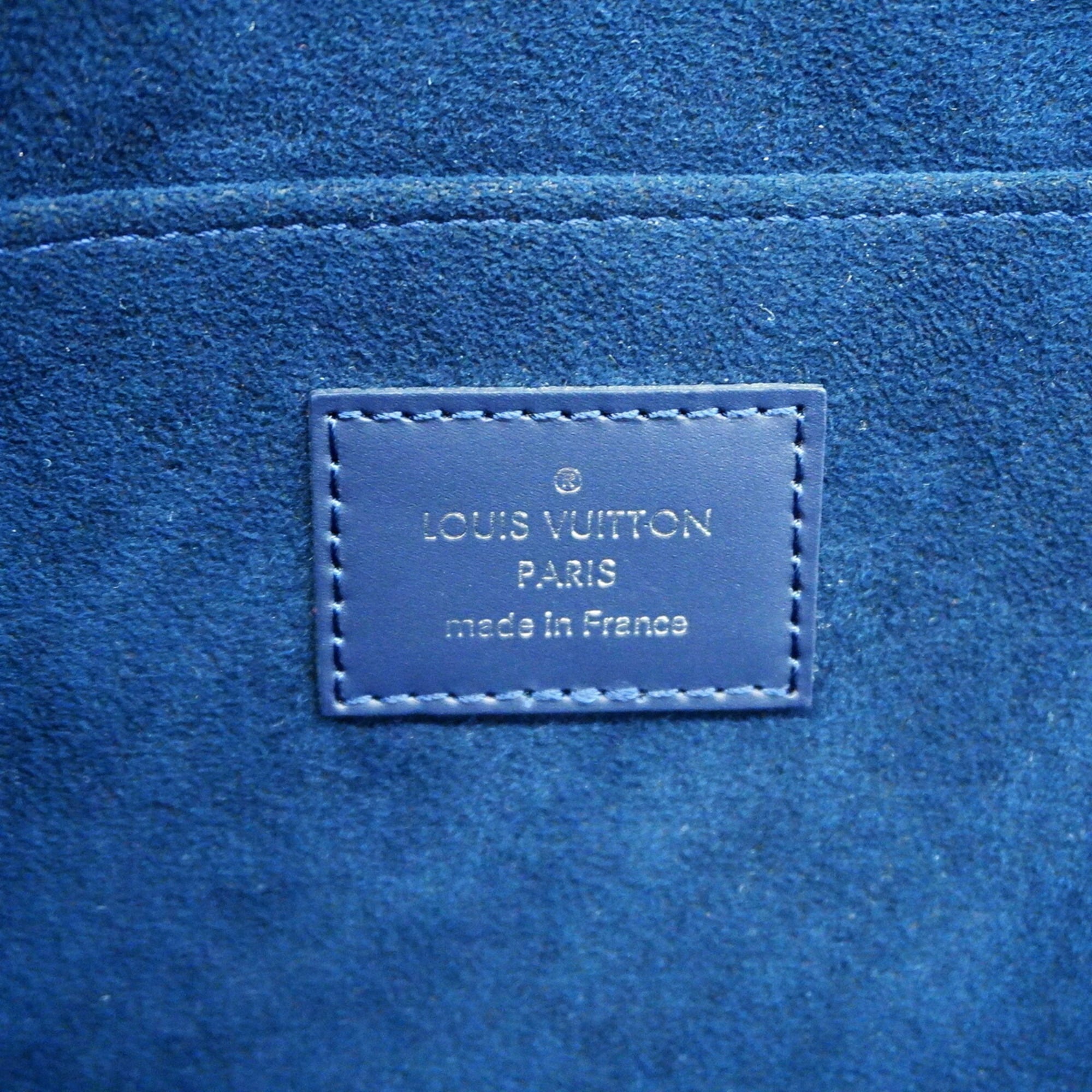 Louis Vuitton Navy Blue Clutch Bag (Pre-Owned)