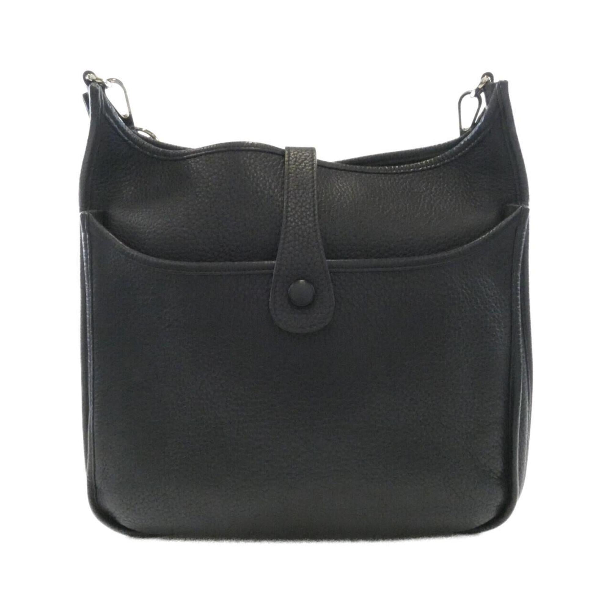 Hermes Blue Taurillon Clemence Leather Shoulder Bag (Pre-Owned)
