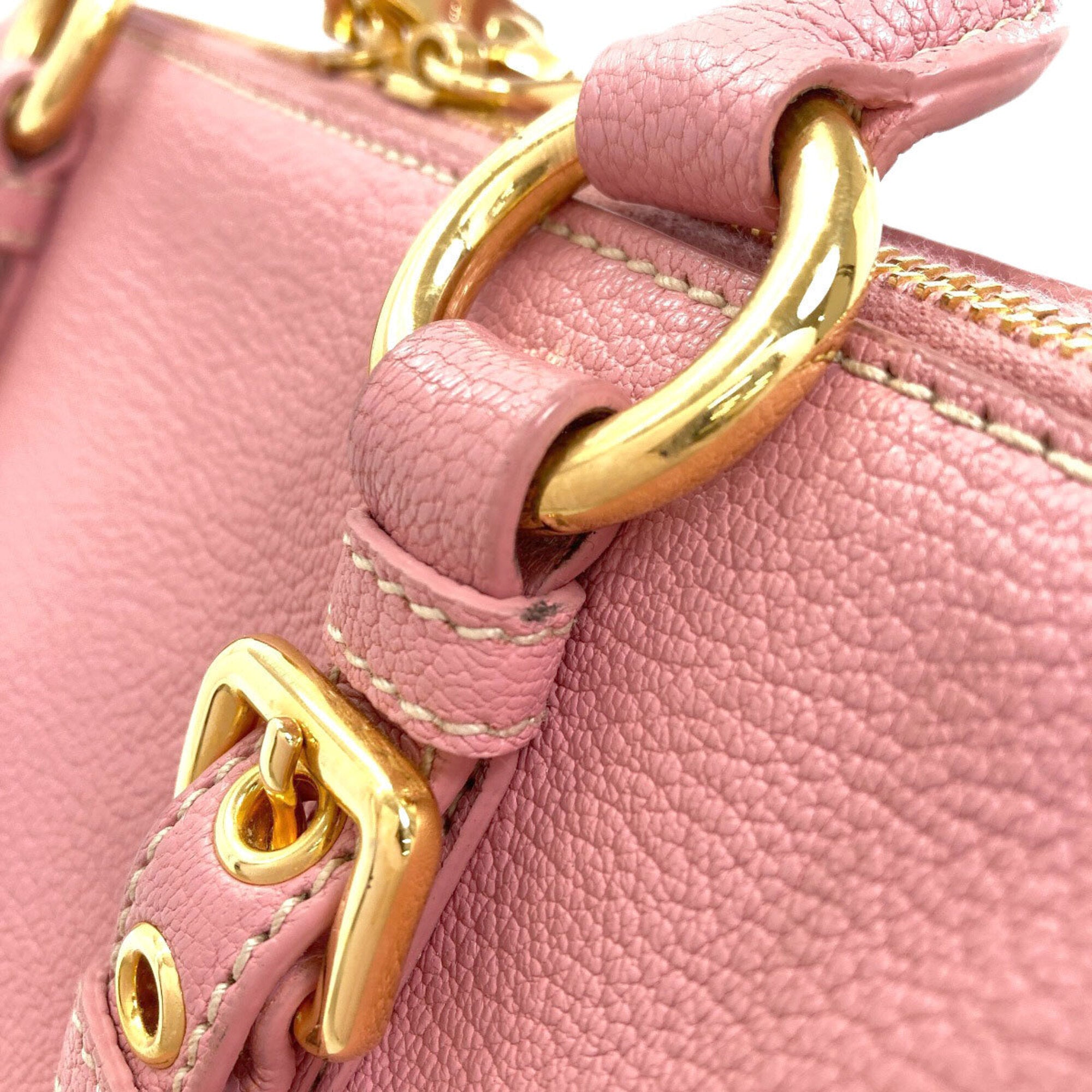 Miu Miu Pink Leather Handbag (Pre-Owned)