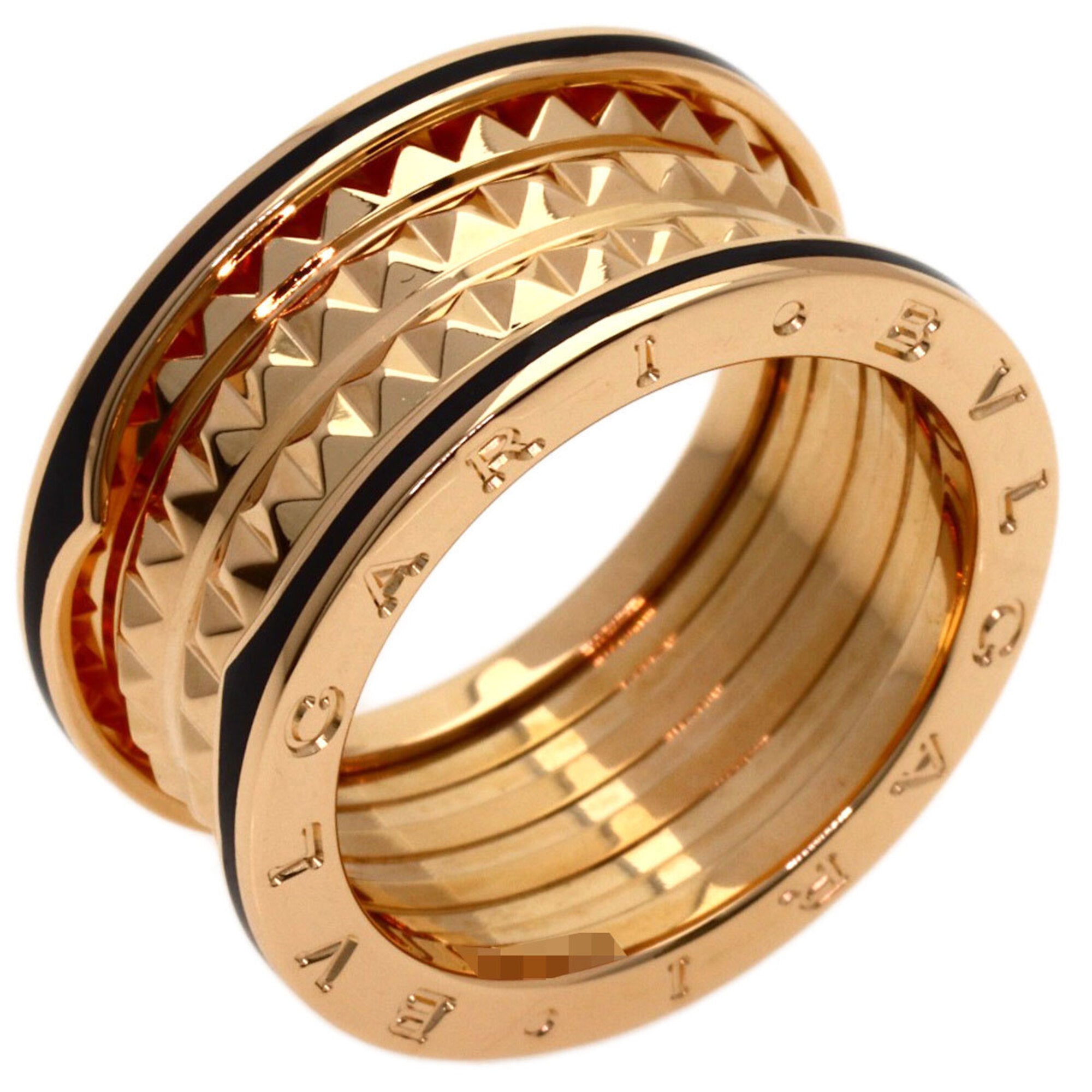 Bvlgari B.Zero1 Pink Gold (18K) Ceramic Band Ring (Pre-Owned)