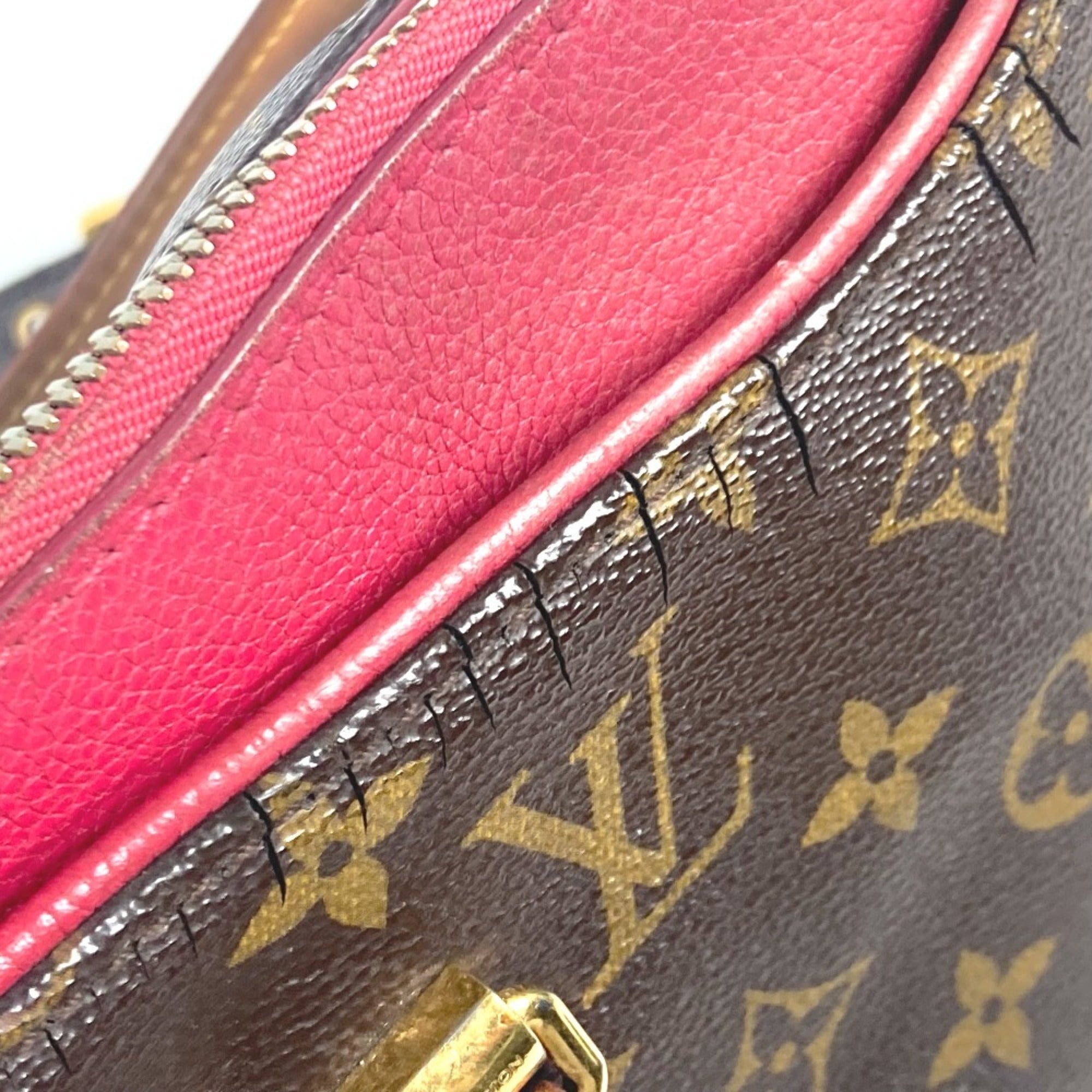 Louis Vuitton Brown Dahlia Monogram Pink Monogram Handbag Shoulder Bag Tote Bag (Pre-Owned)