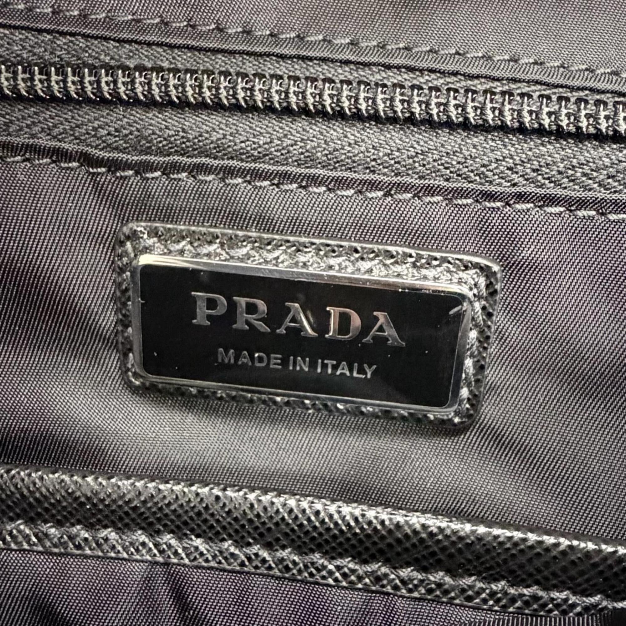 Prada Black Nylon Backpack (Pre-Owned)