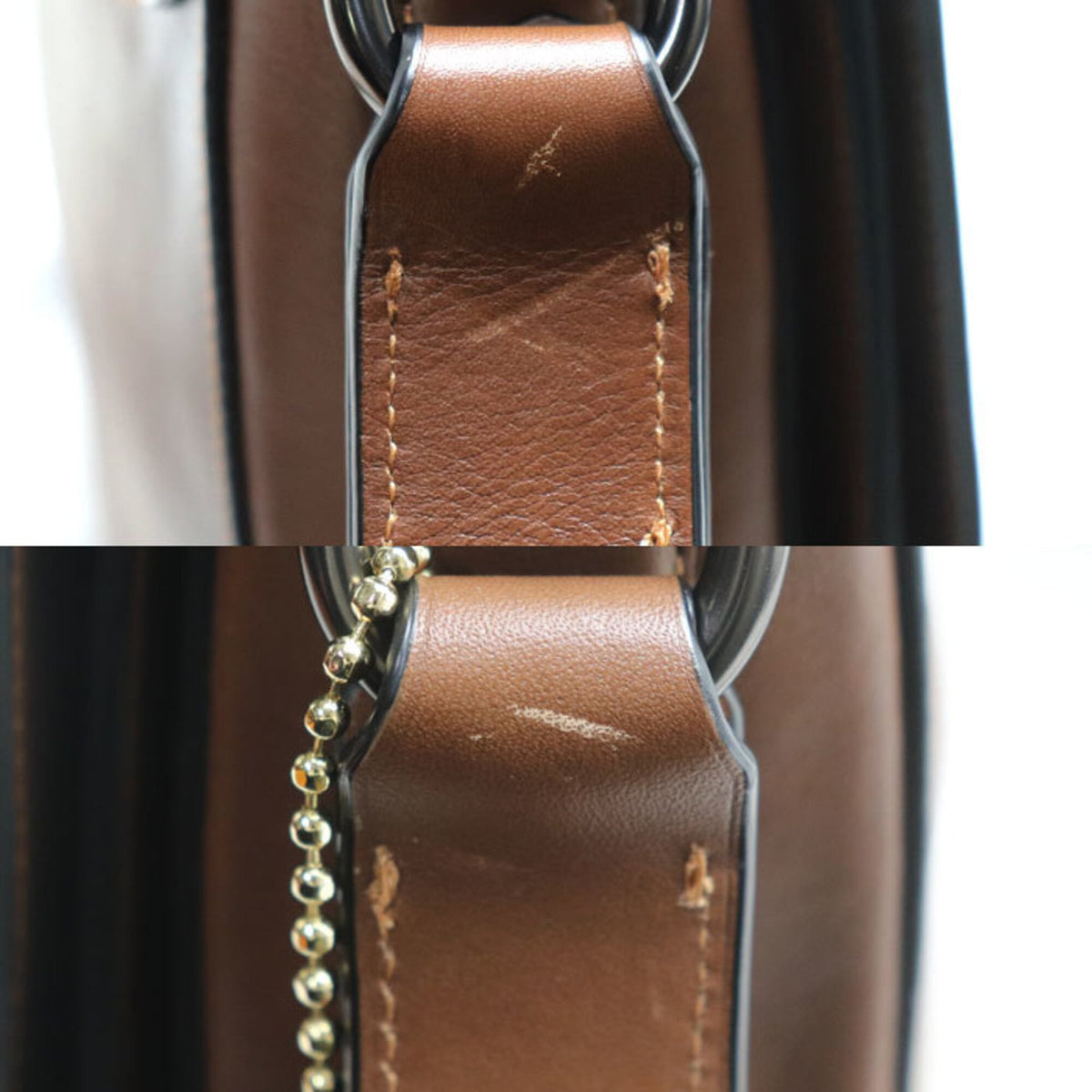 Coach Brown Leather Shoulder Bag (Pre-Owned)