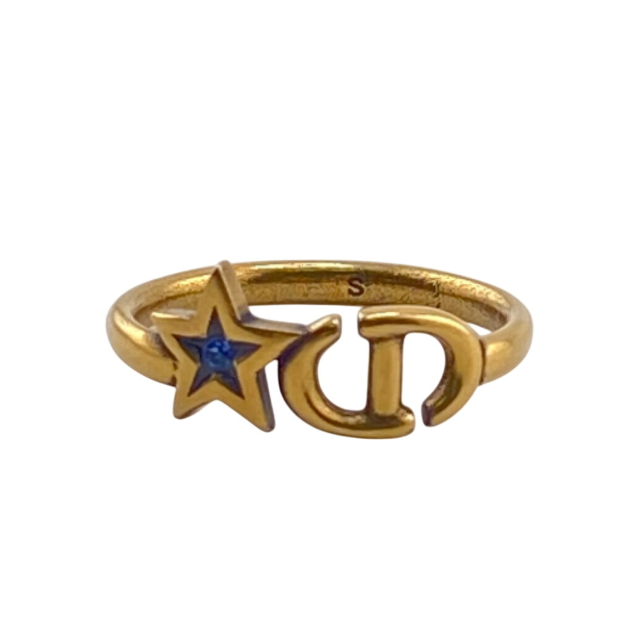 Christian Dior Gold Band Ring (Pre-Owned)